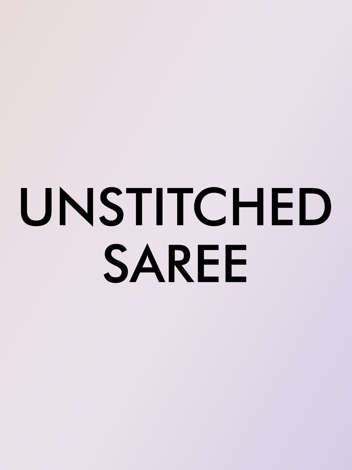 UNSTITCHED SAREE