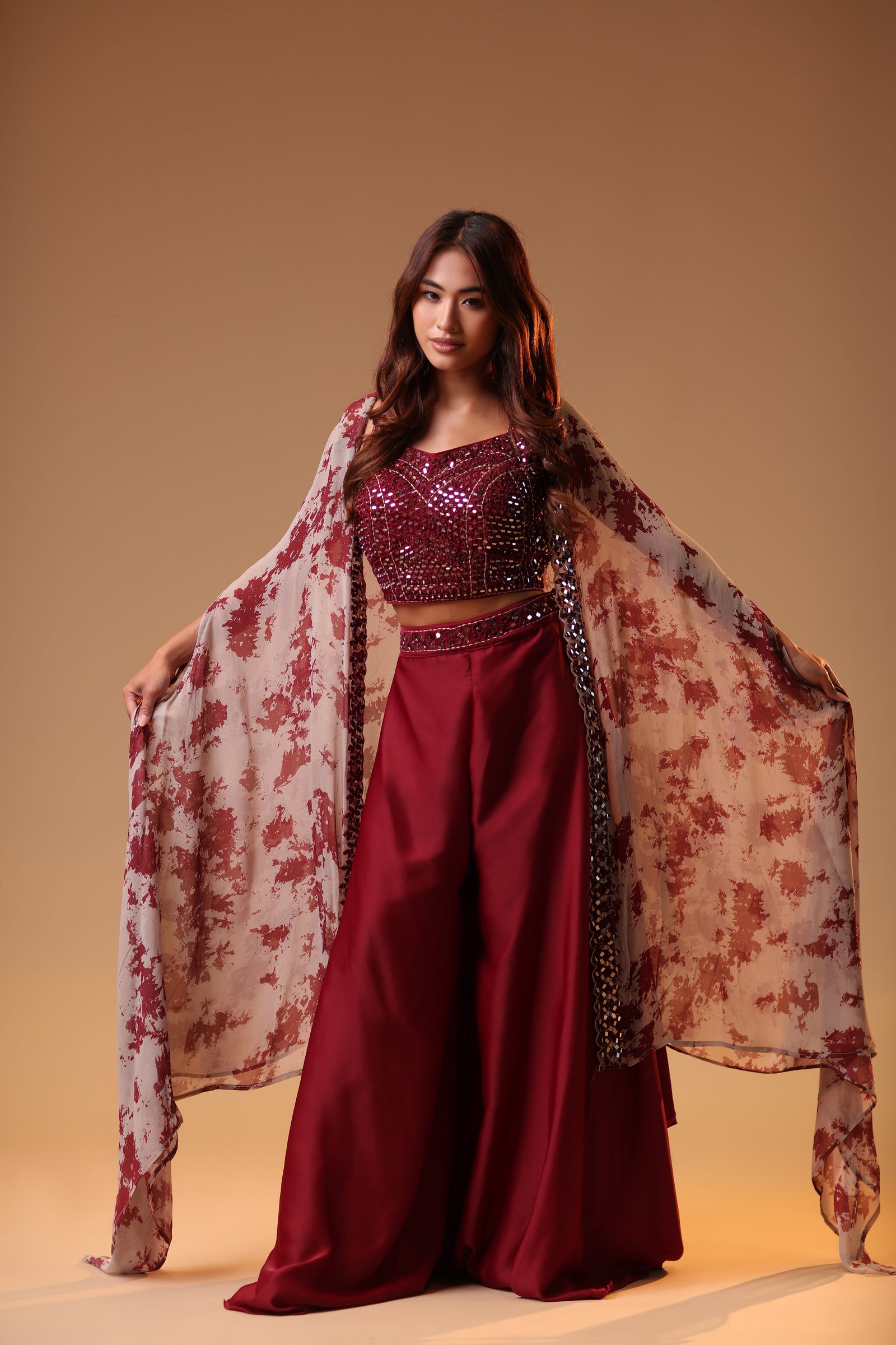 Sequined Blouse and Sharara