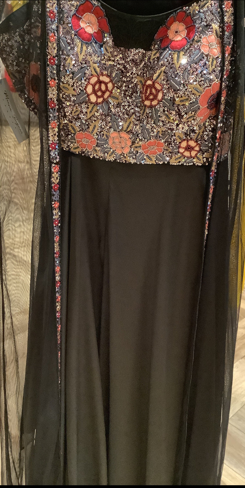 Beautifully Embellished Top with Sharara and Jacket