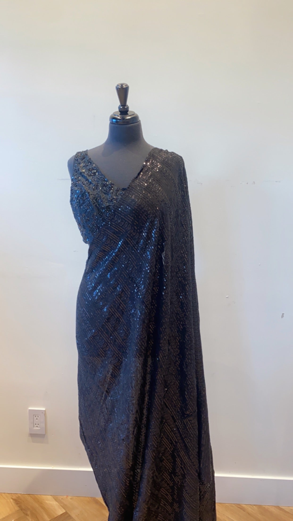 Sequin Embellished Saree