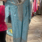 Thread Embroidery Sharara Suit