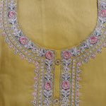 Unstitched embroidered suit