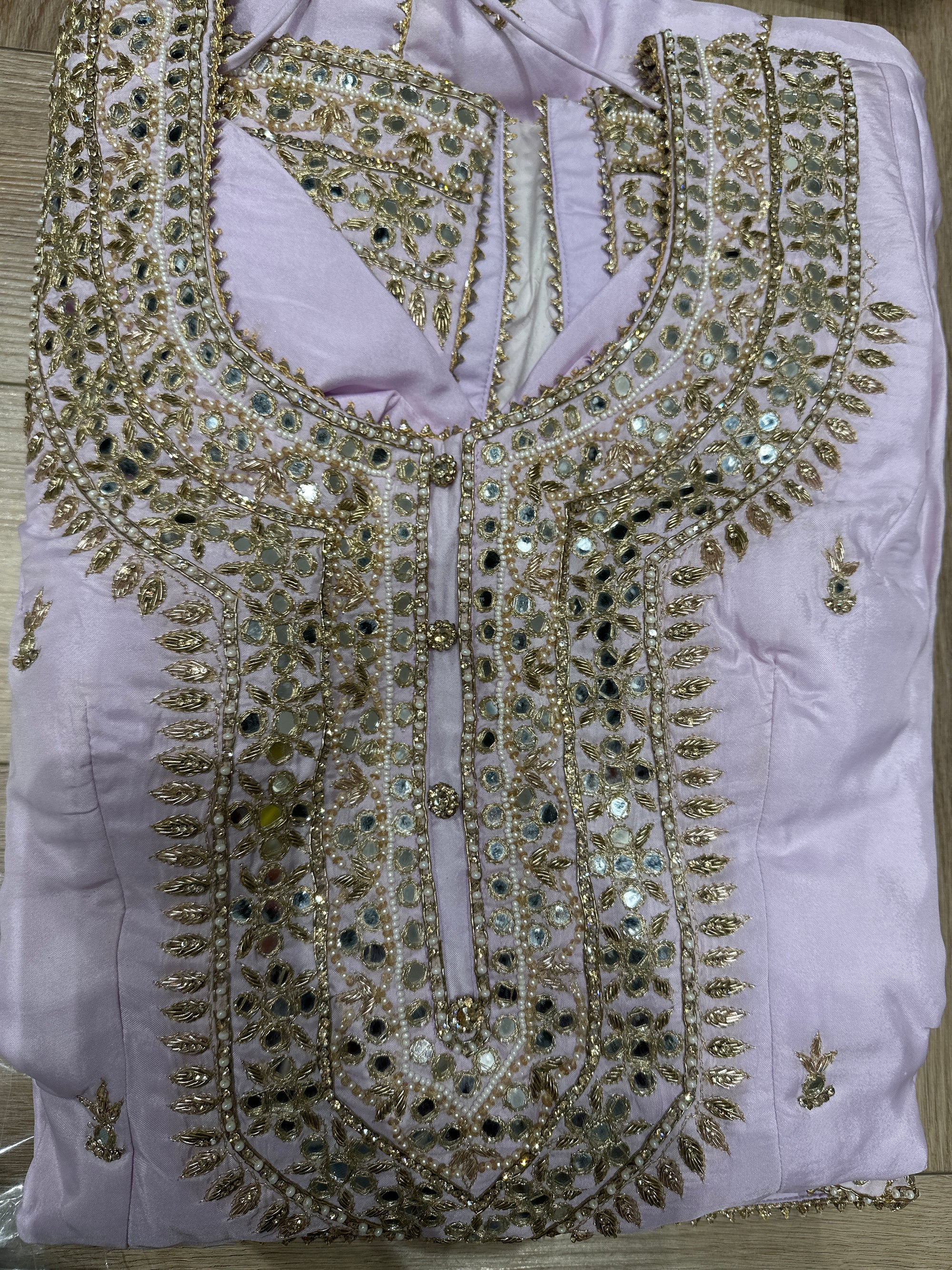 Mirror Worked Sharara Suit