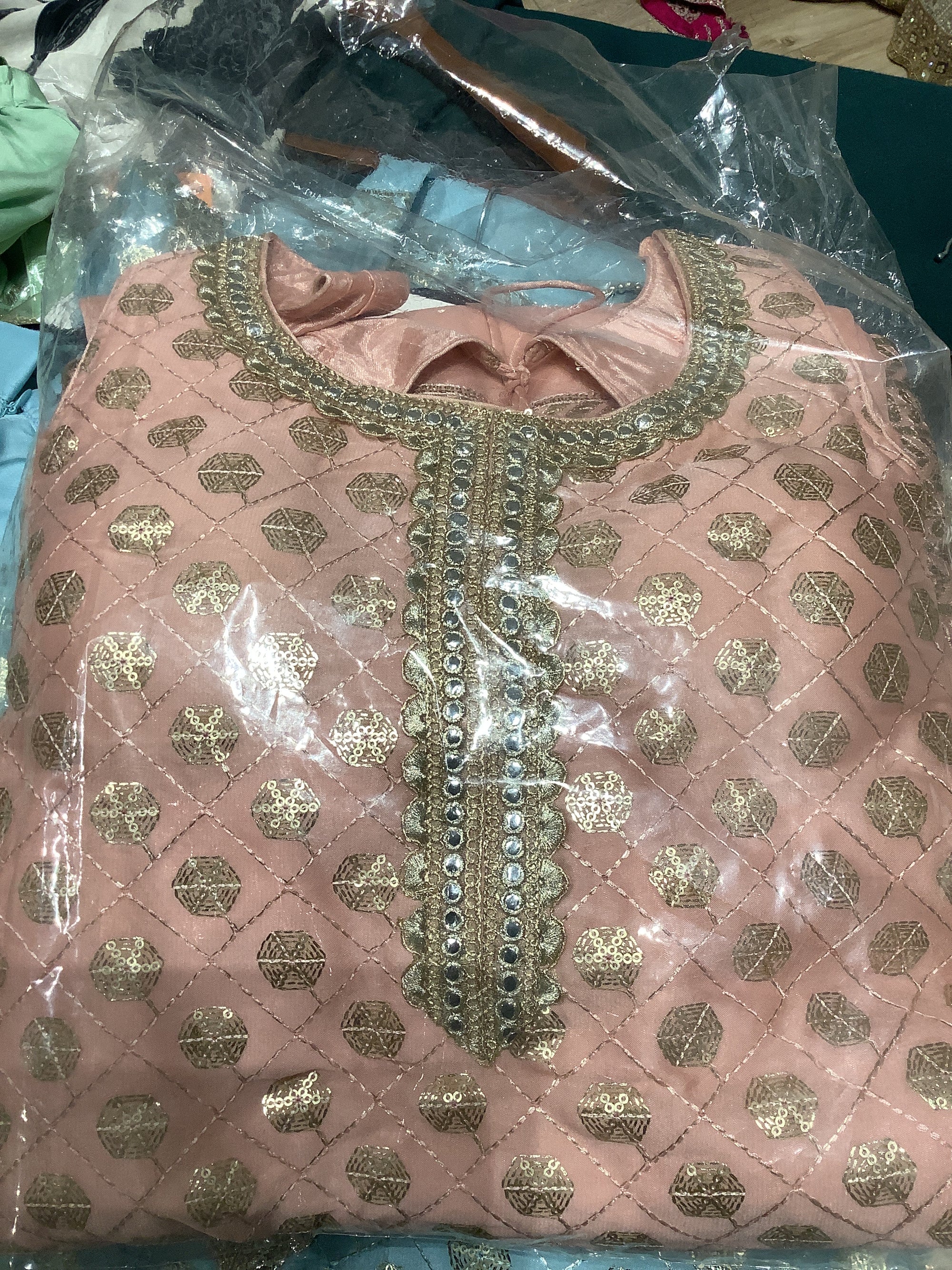Sleeveless Embellished Gharara Suit Set