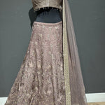 Modish Brown Lehenga Set