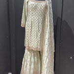 Mirror Work Gharara Suit