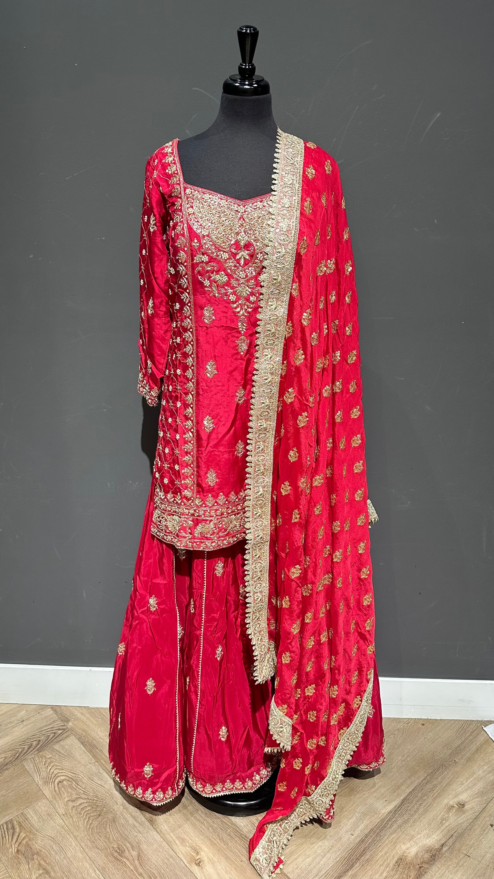 Embellished Gharara Suit