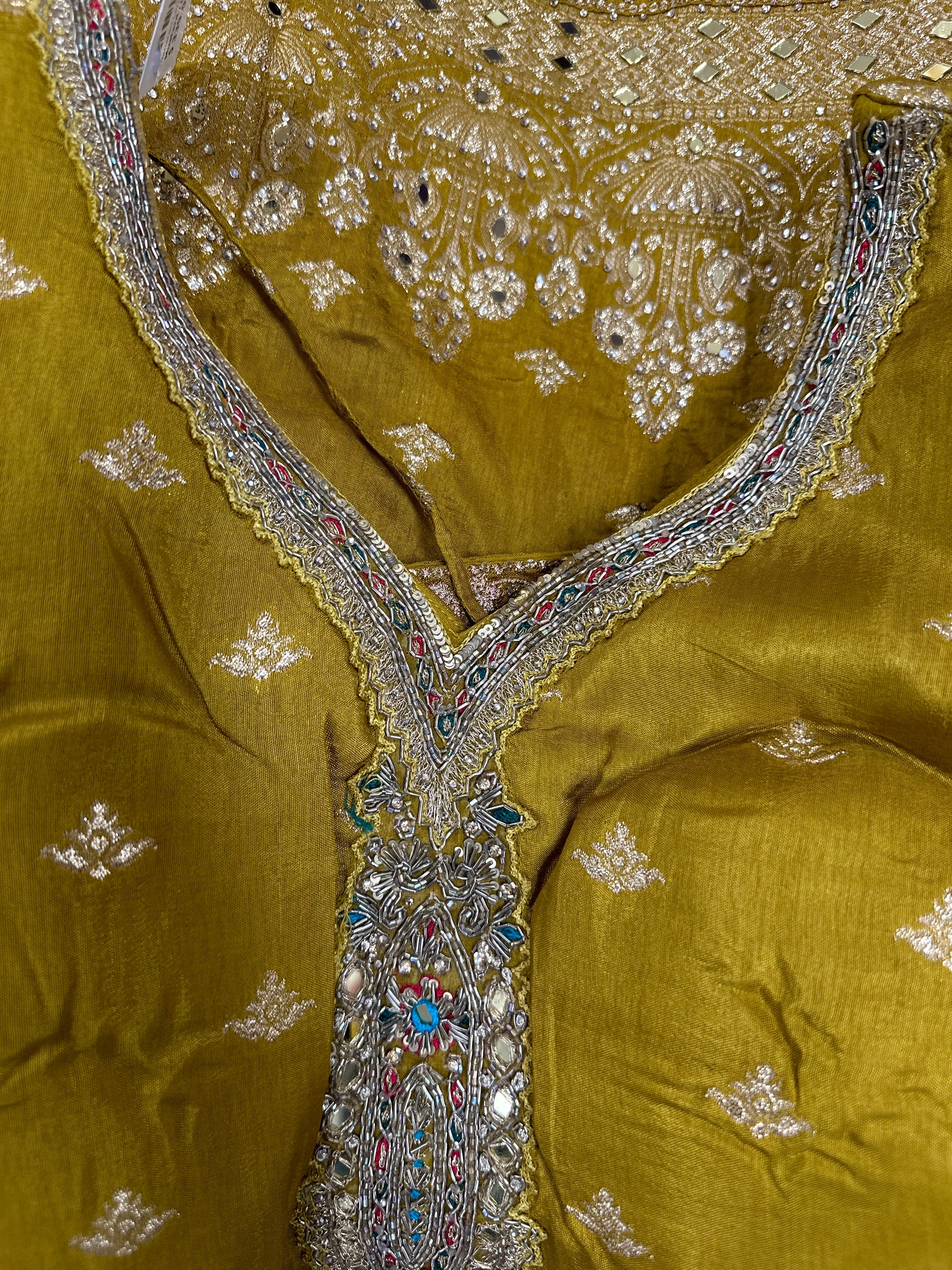 Banarasi Long Shirt With Lehenga