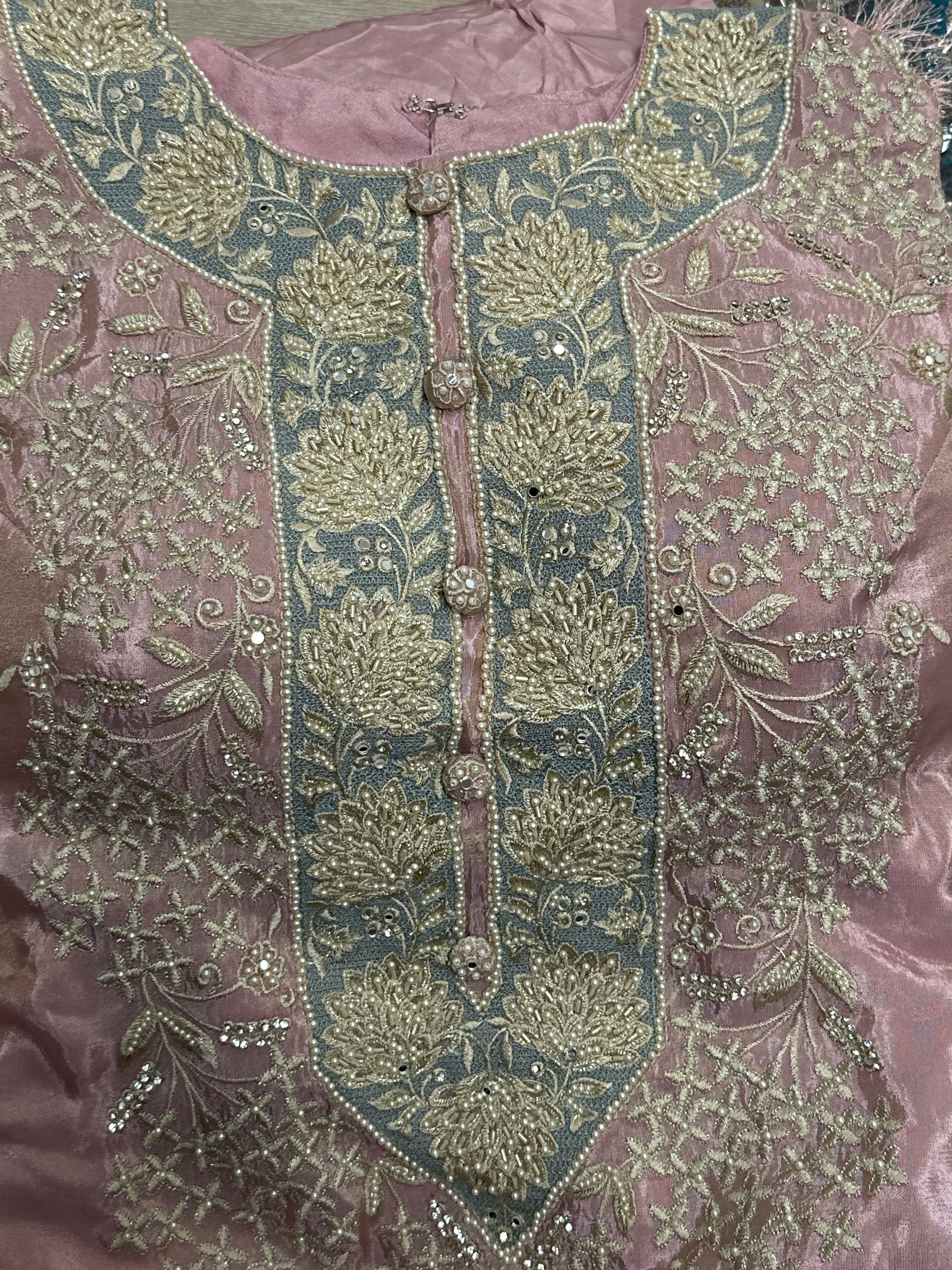 Embroidered Sharara Suit