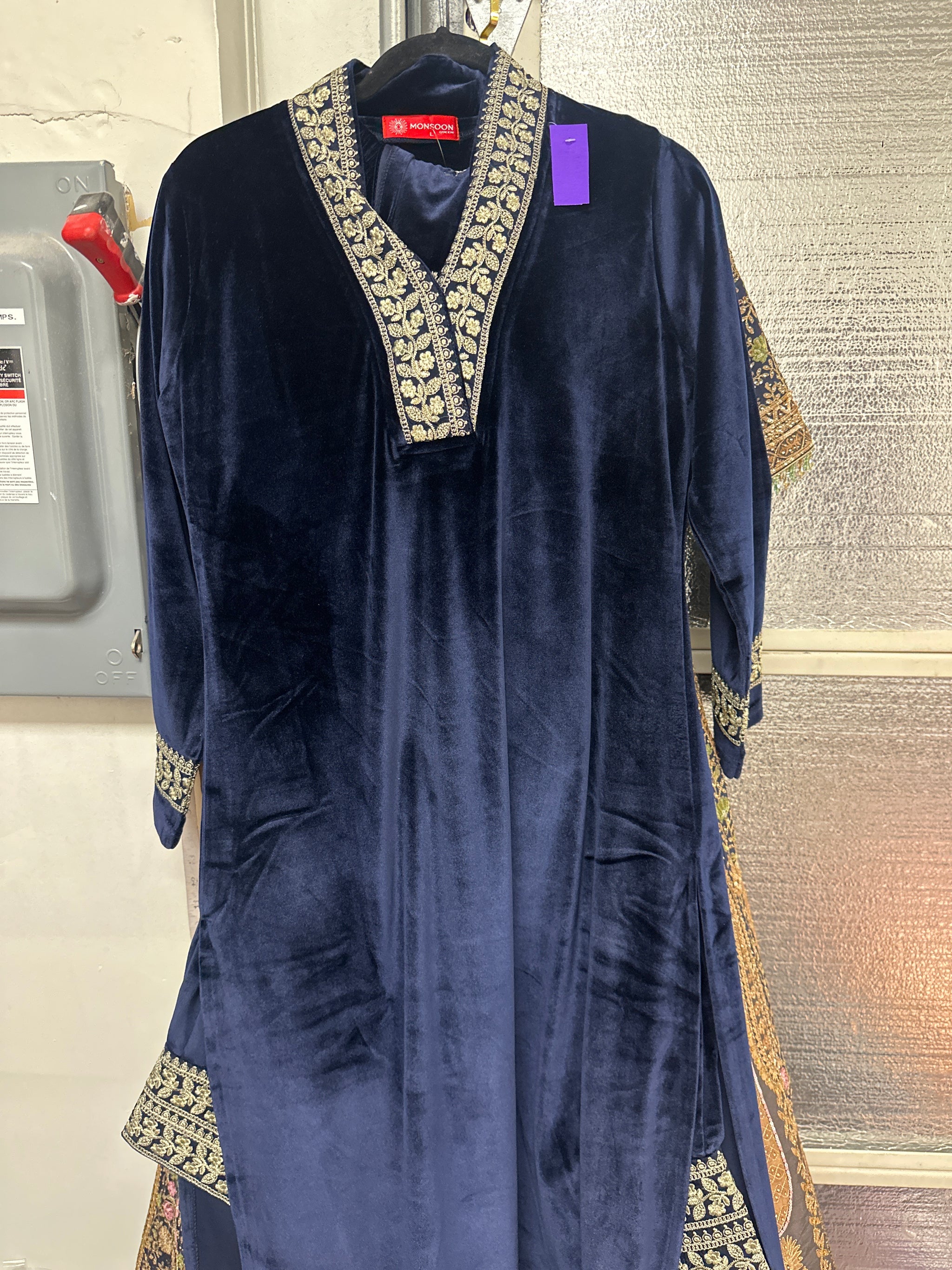 Velvet Suit Pakistani Style