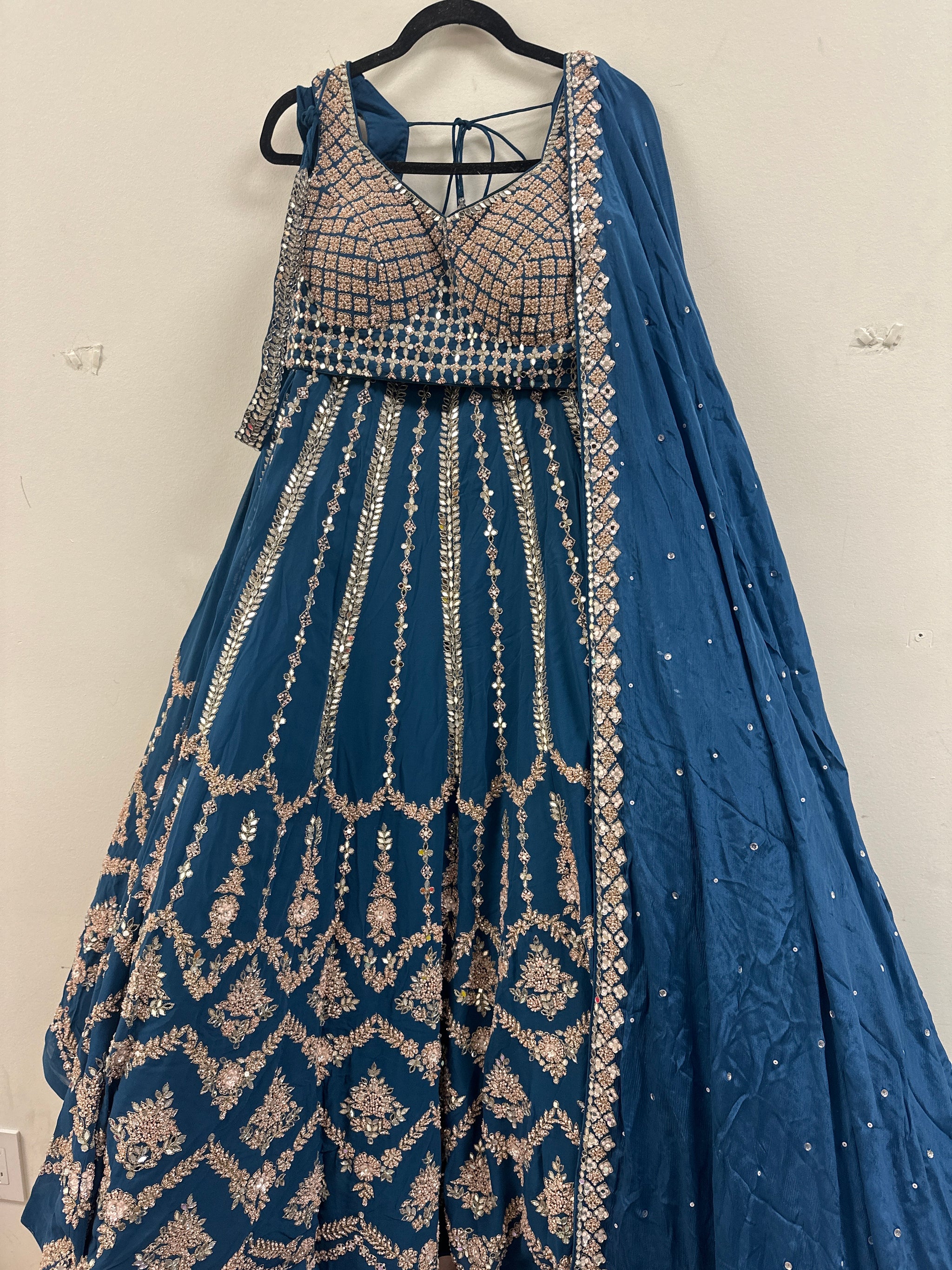 Beautiful Mirror Work Lehenga