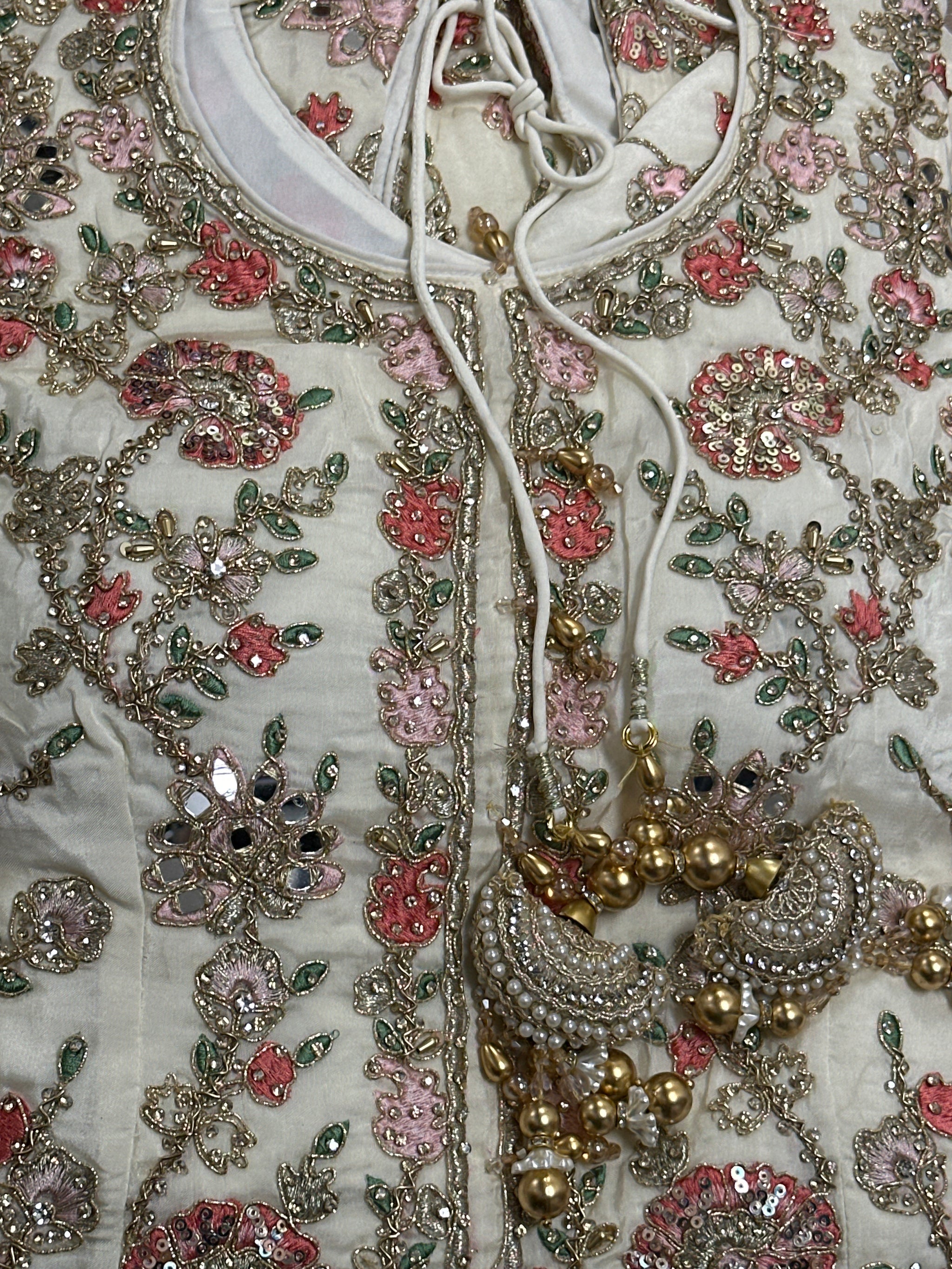 Floral Embroidery Sharara Suit