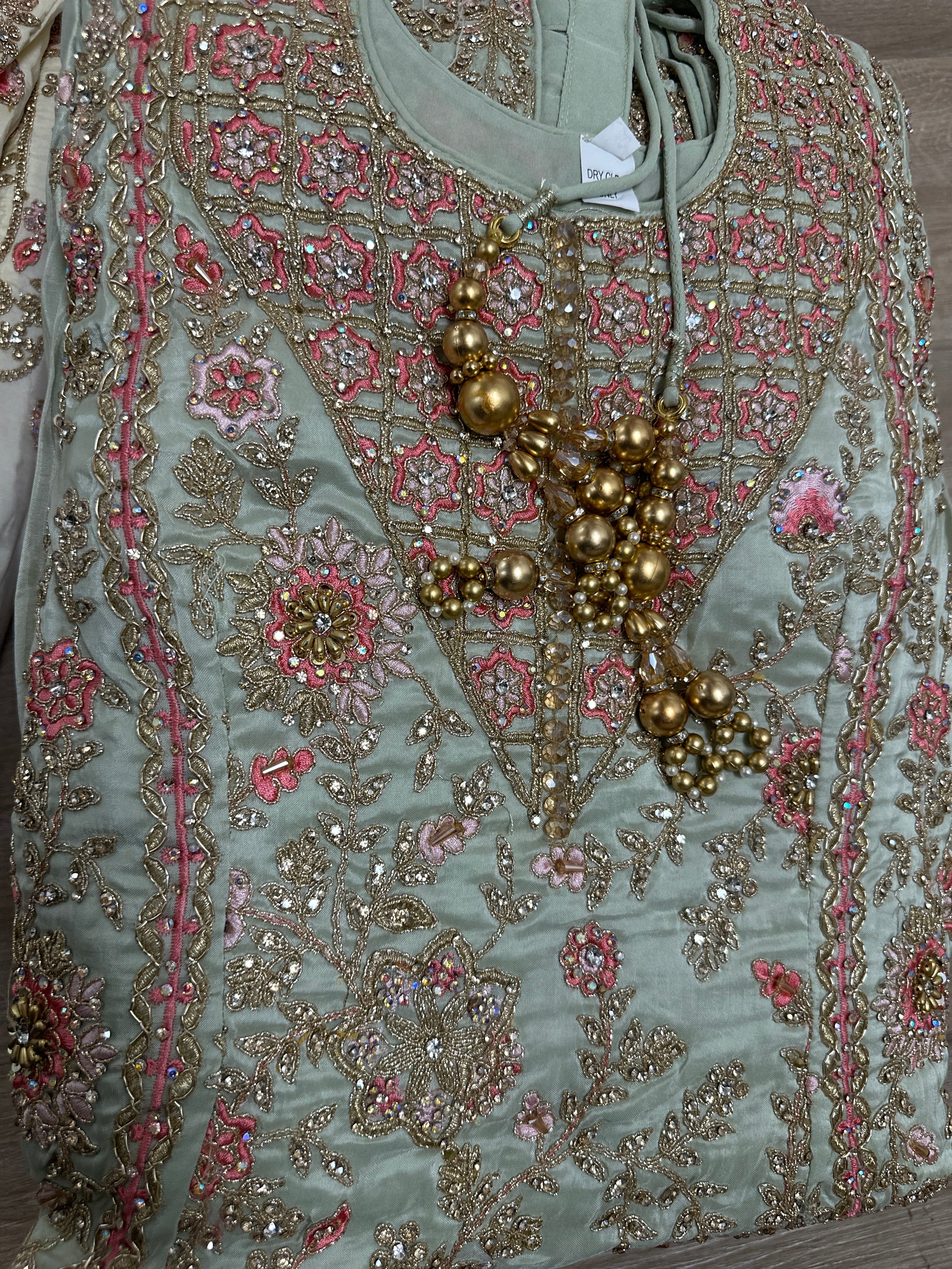 Floral Embroidery Sharara Suit