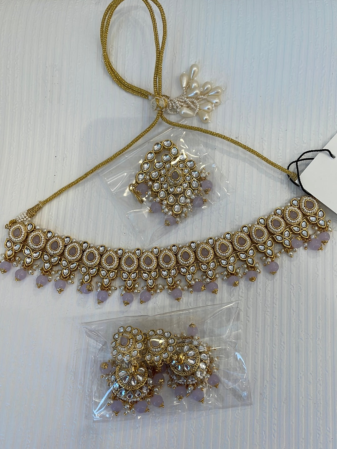 Pearl And Kundan Necklace Set