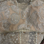 Exquisite Blouse with Sharara and Jacket