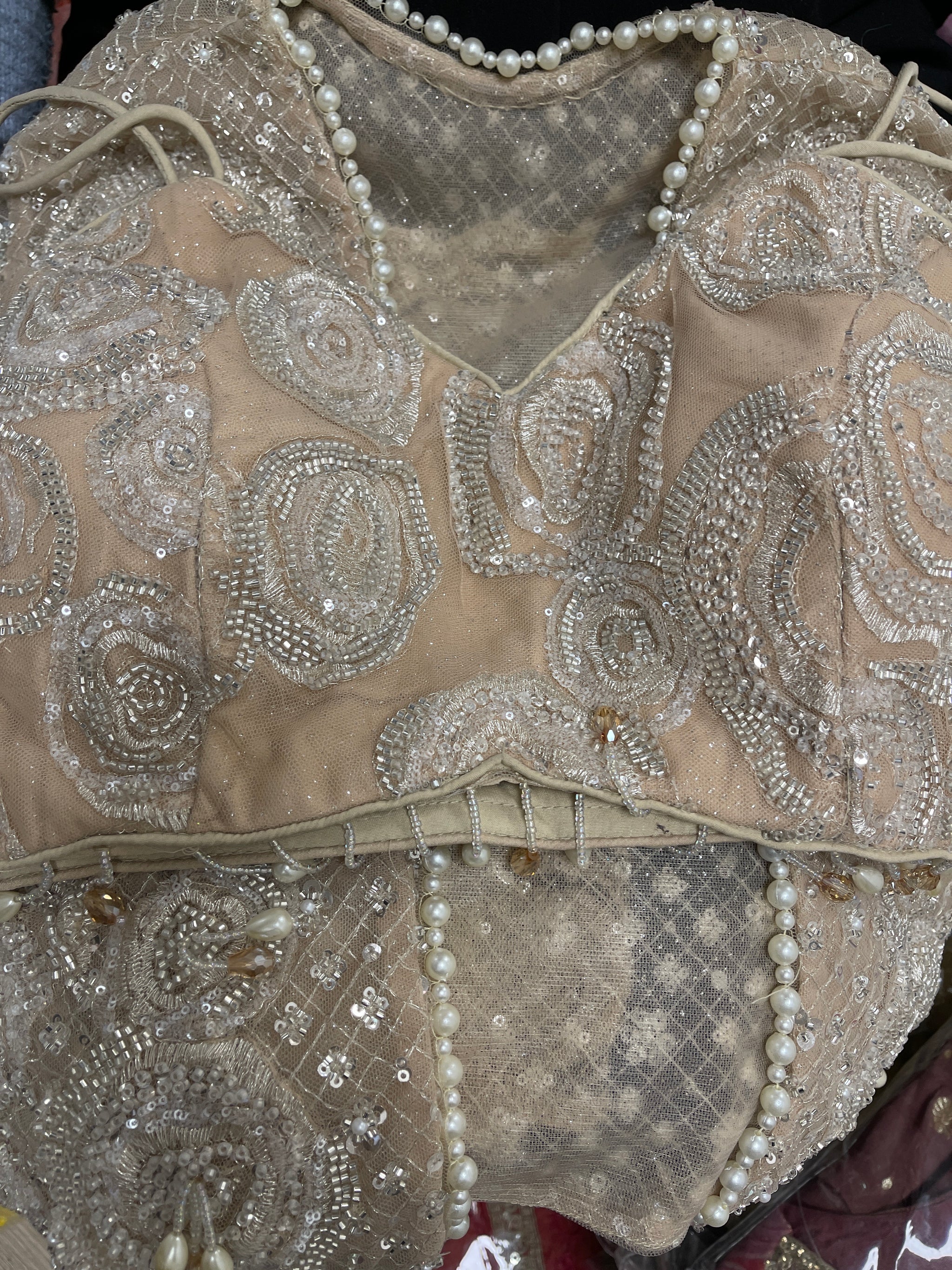 Exquisite Blouse with Sharara and Jacket