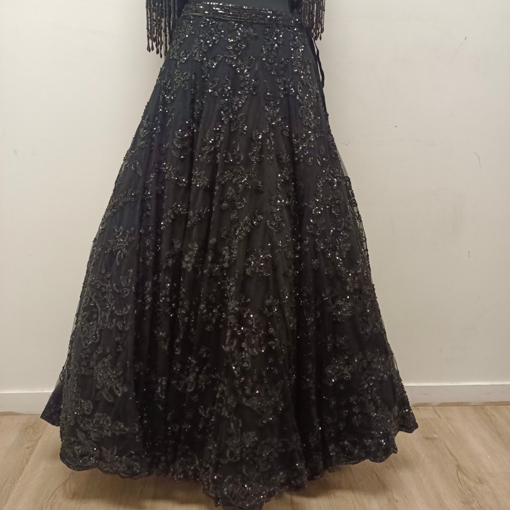 Dark Fall Artistic Lehenga