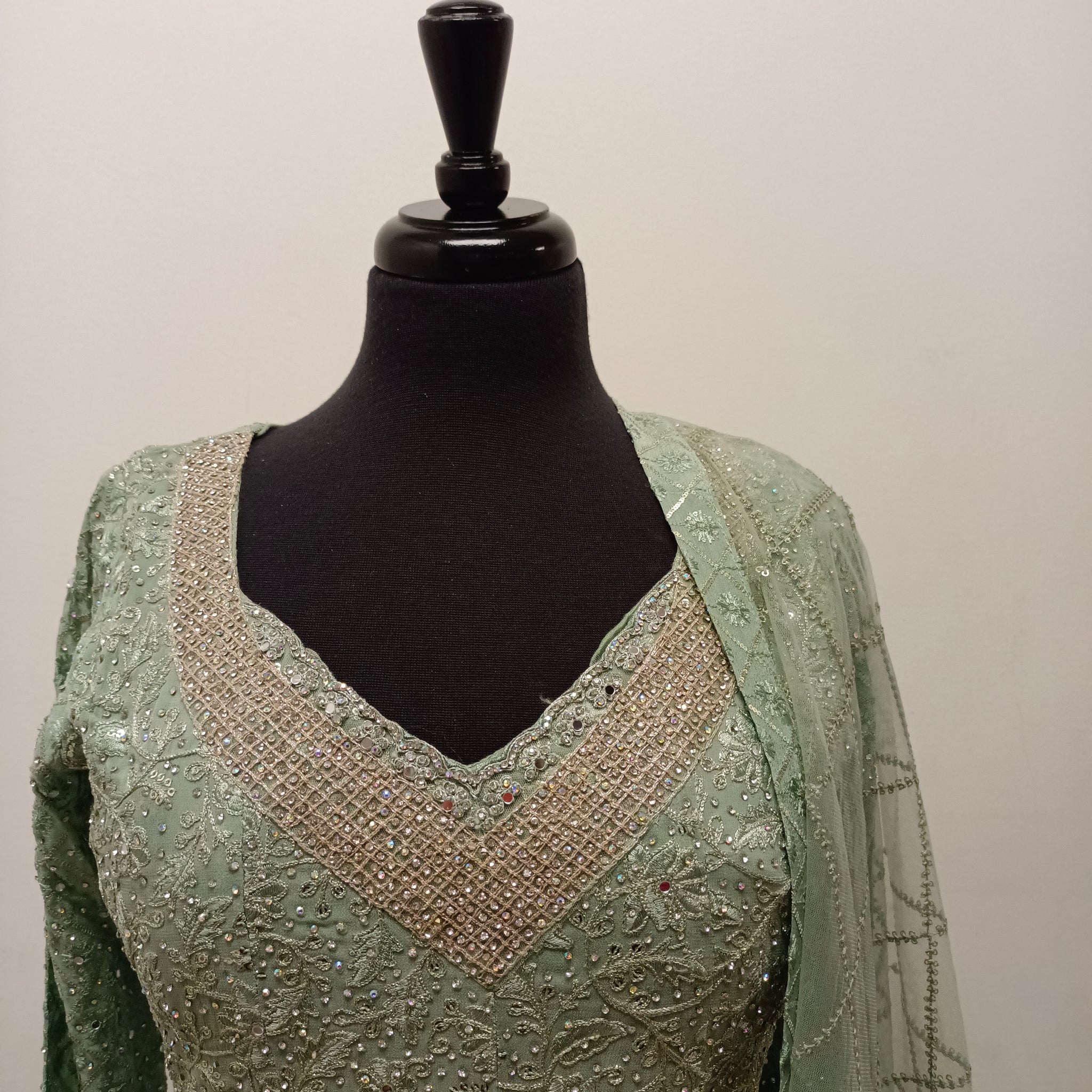 Elegant Double Shaded Sharara Suit