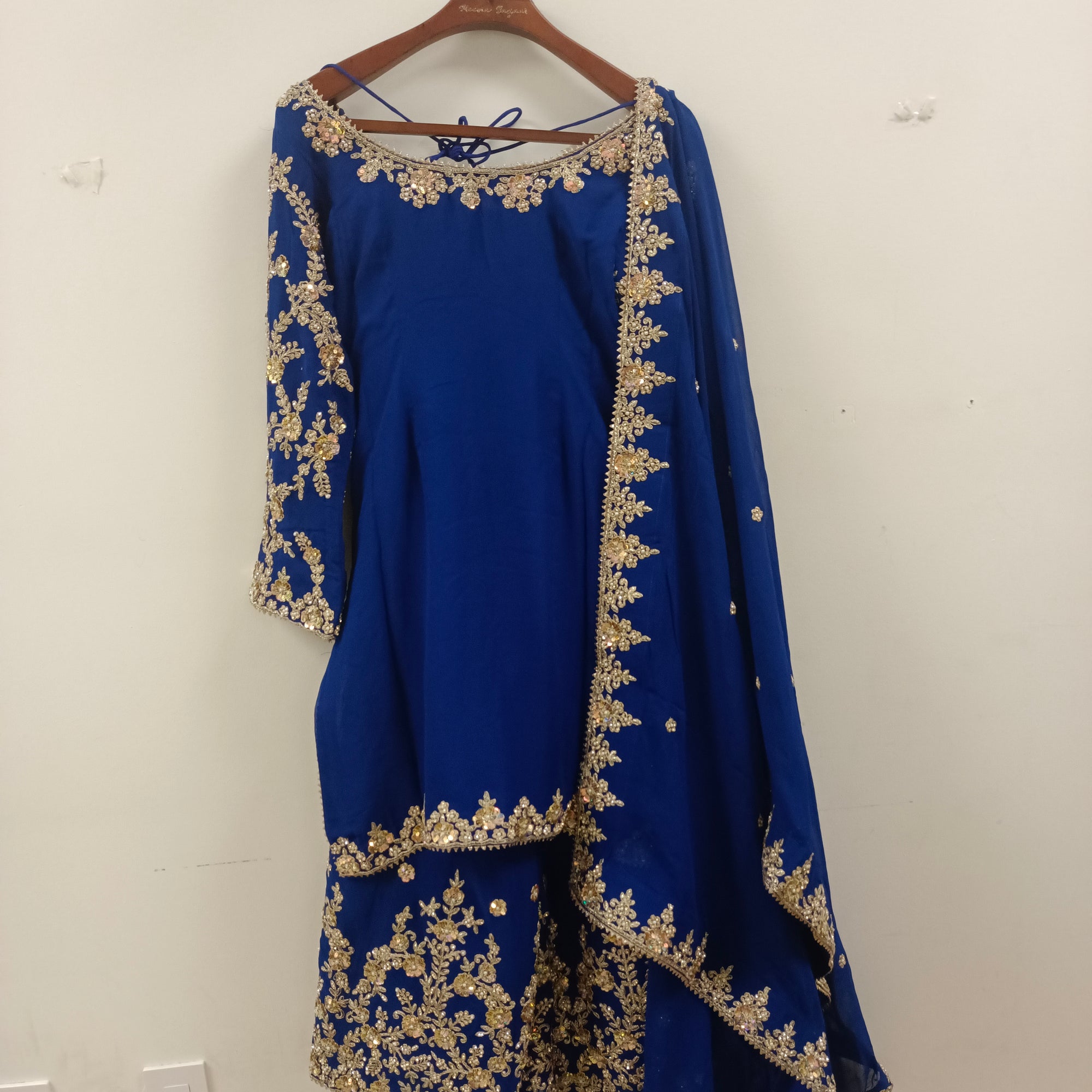 Enchanting Embroidered Sharara Suit