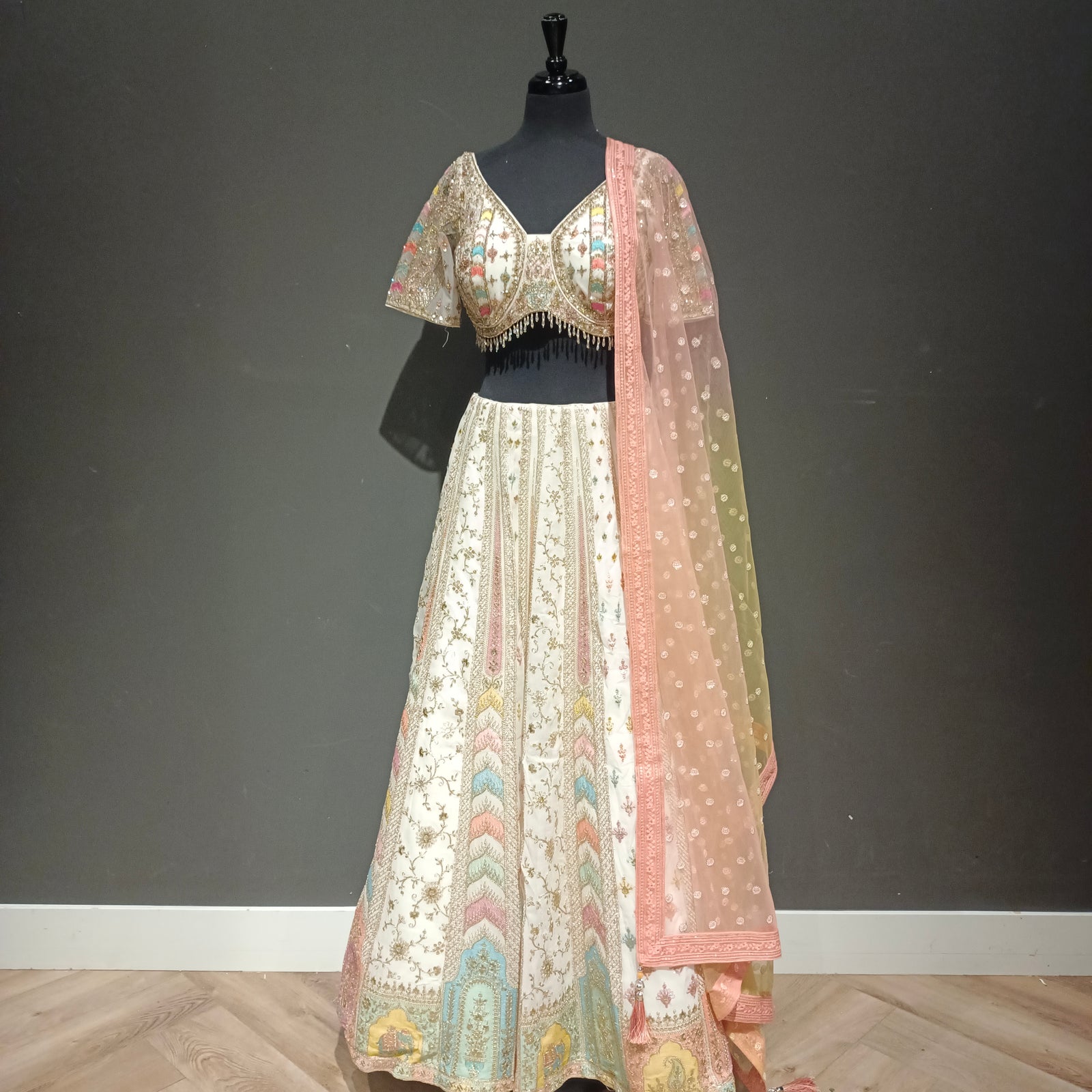 Radiant Gold Embroidered Lehenga