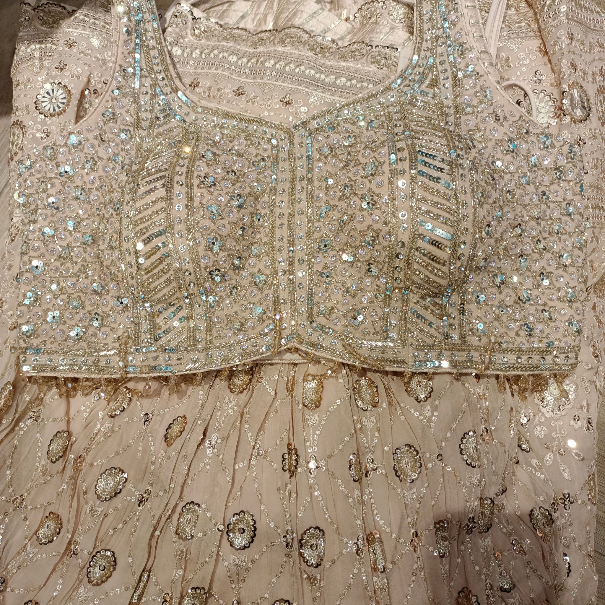 Dazzling Dreams: Sequin-Shiny Lehenga