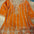 Long shirt embroidered lehenga