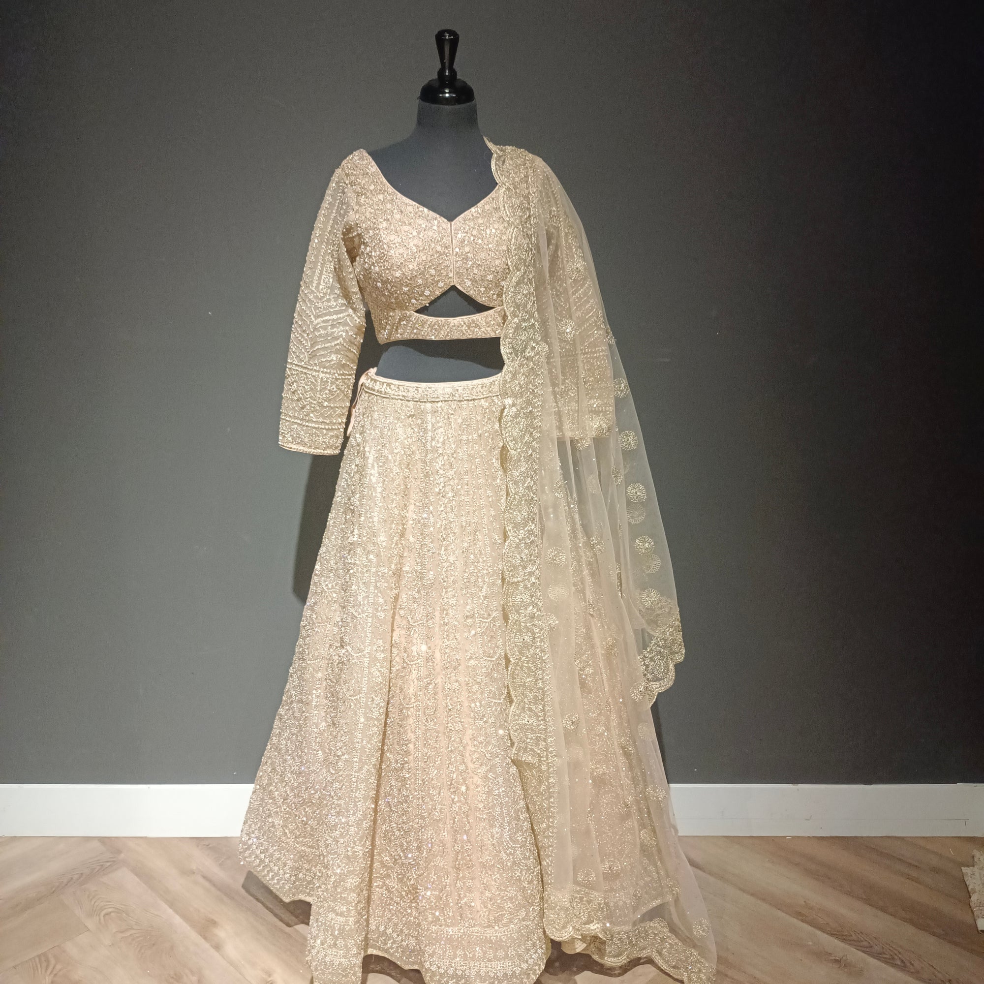 Gold embroidered Lehenga