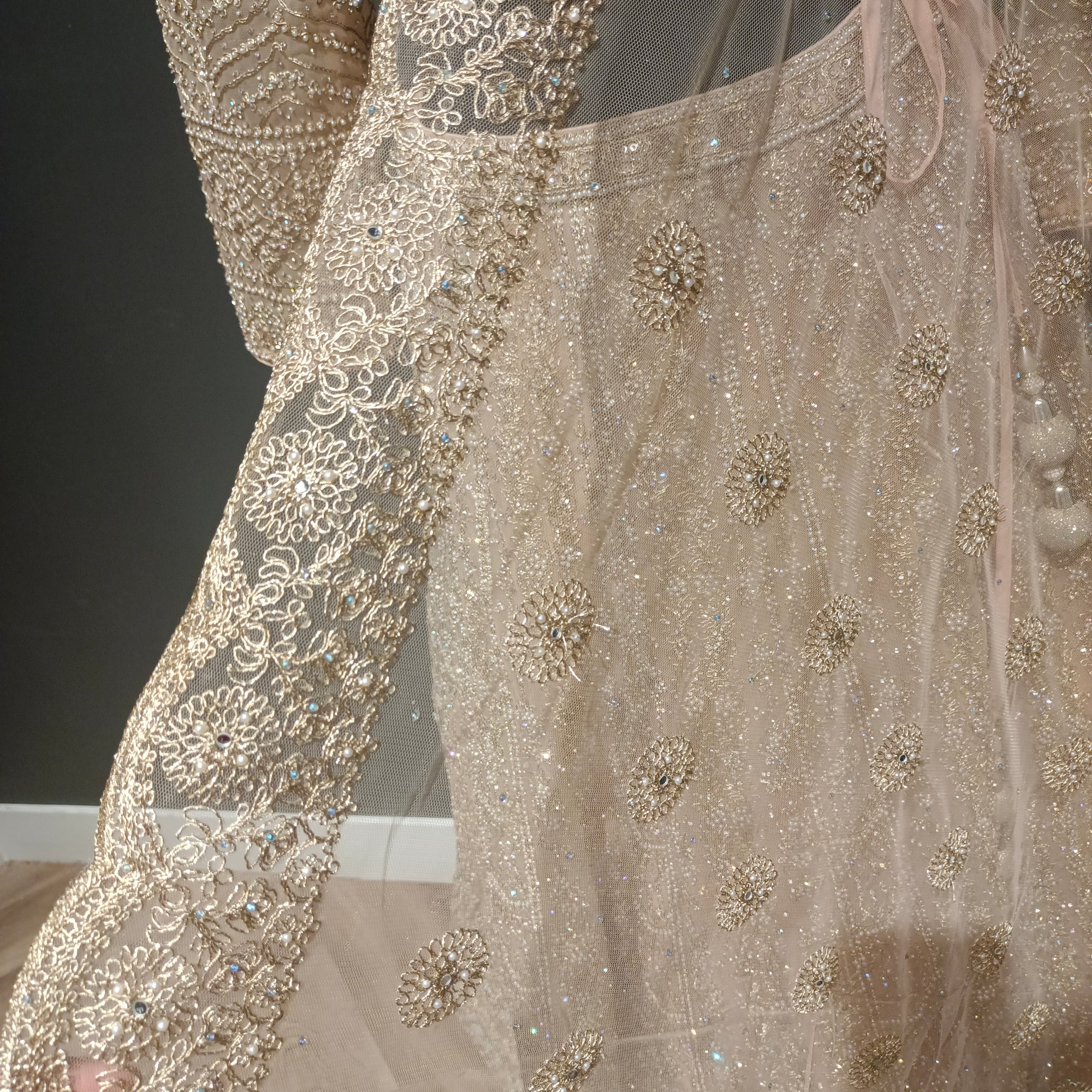 Gold embroidered Lehenga