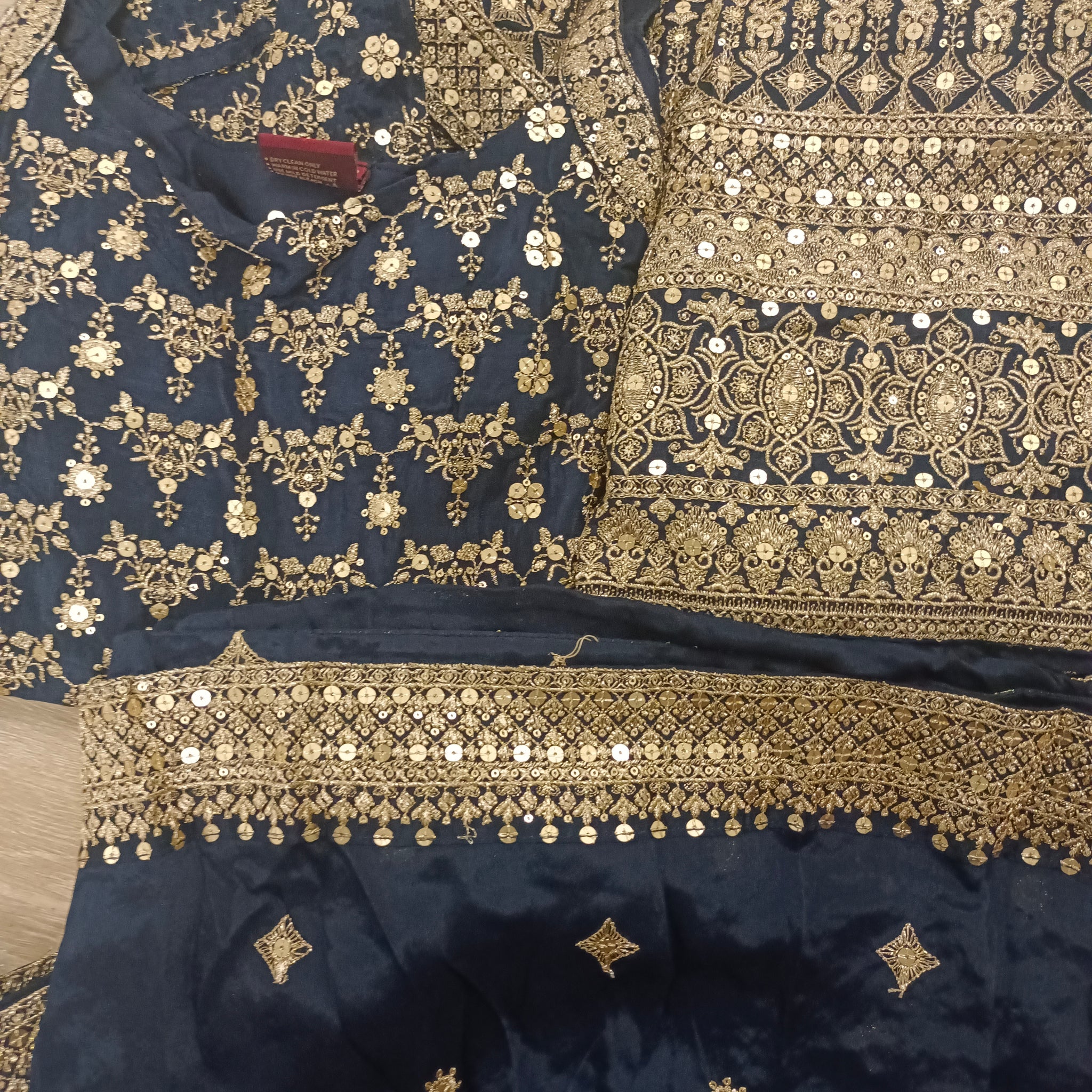 Dense Embroidered gharara suit