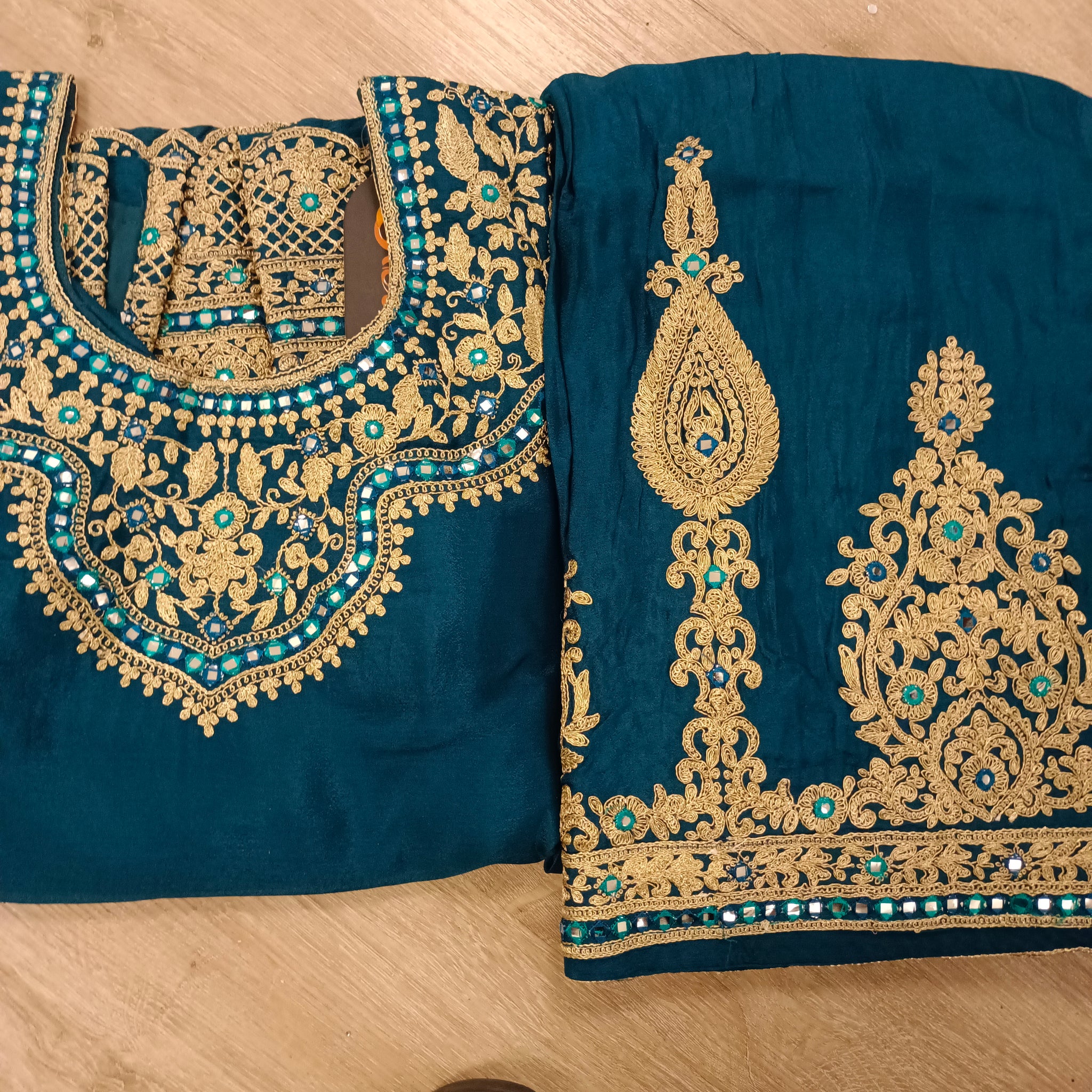 Embroidered Sharara suit