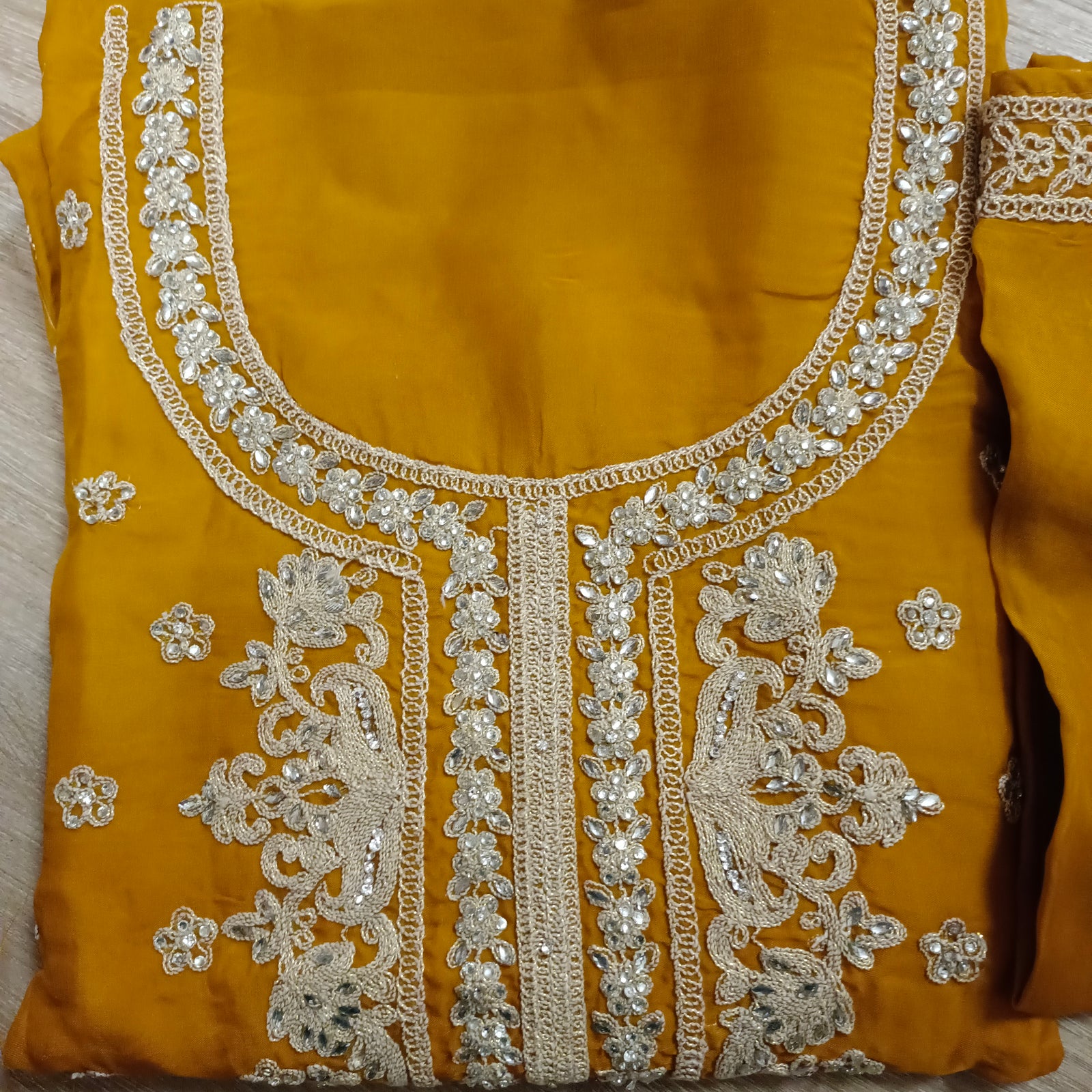 Embroidered suit