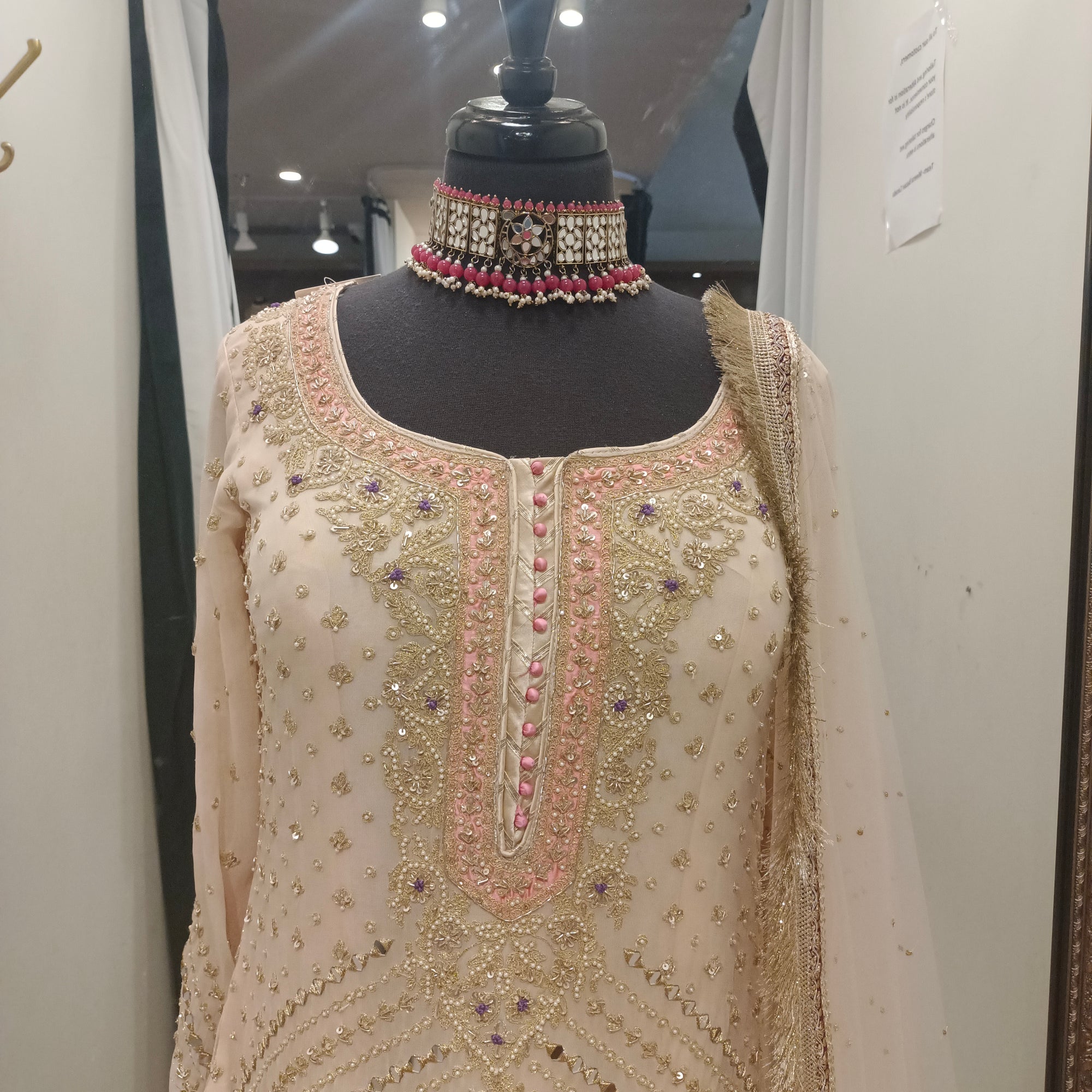 Heavy Embroidered gharara suit