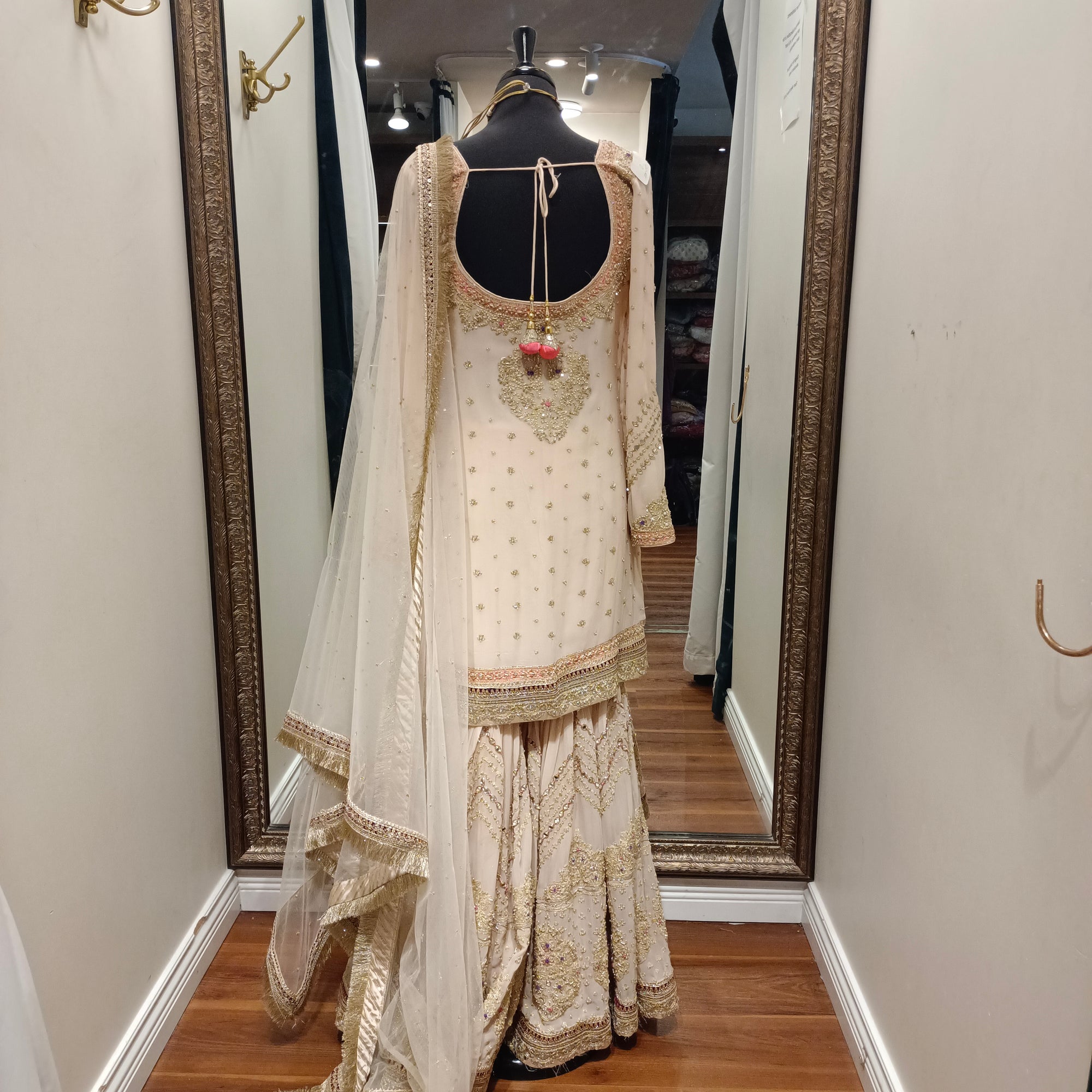 Heavy Embroidered gharara suit