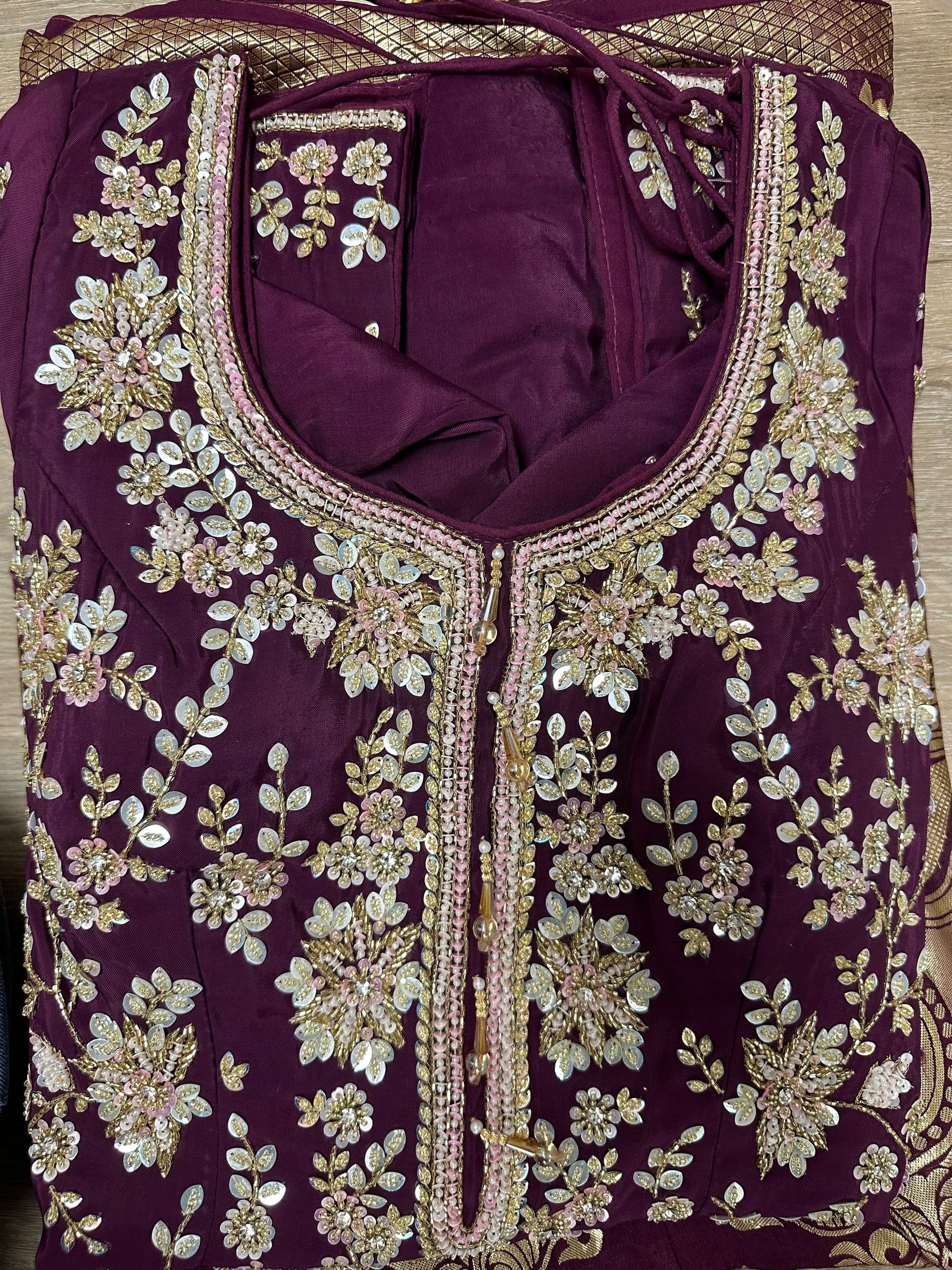 Charming Emb Shirt with Banarsi Bottom