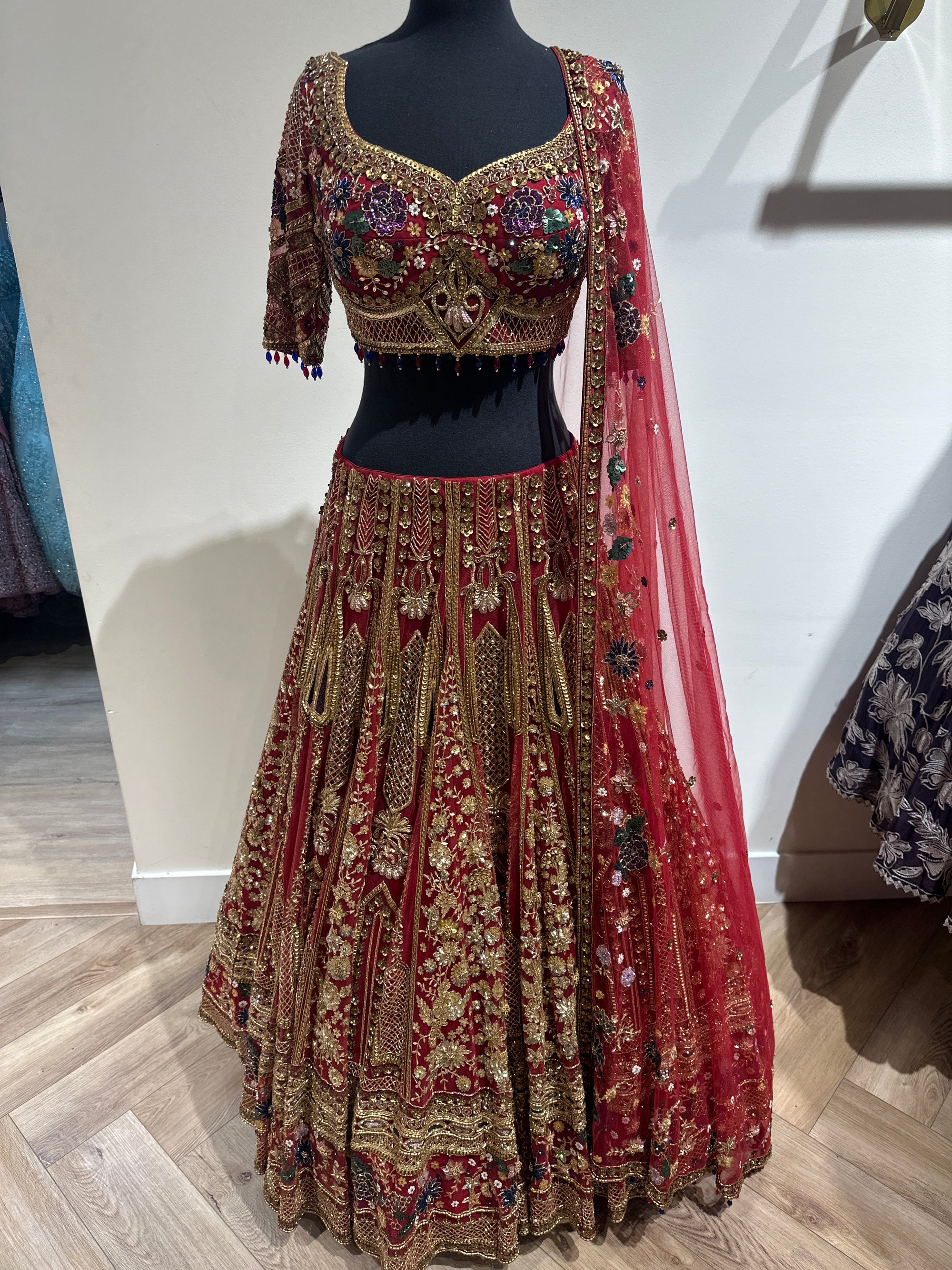 Embellished Bridal Lehenga