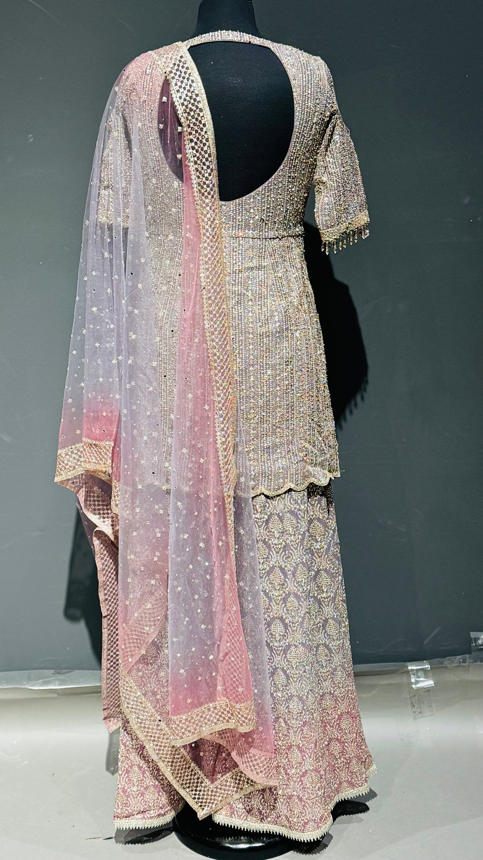 Double Shaded Sharara Suit