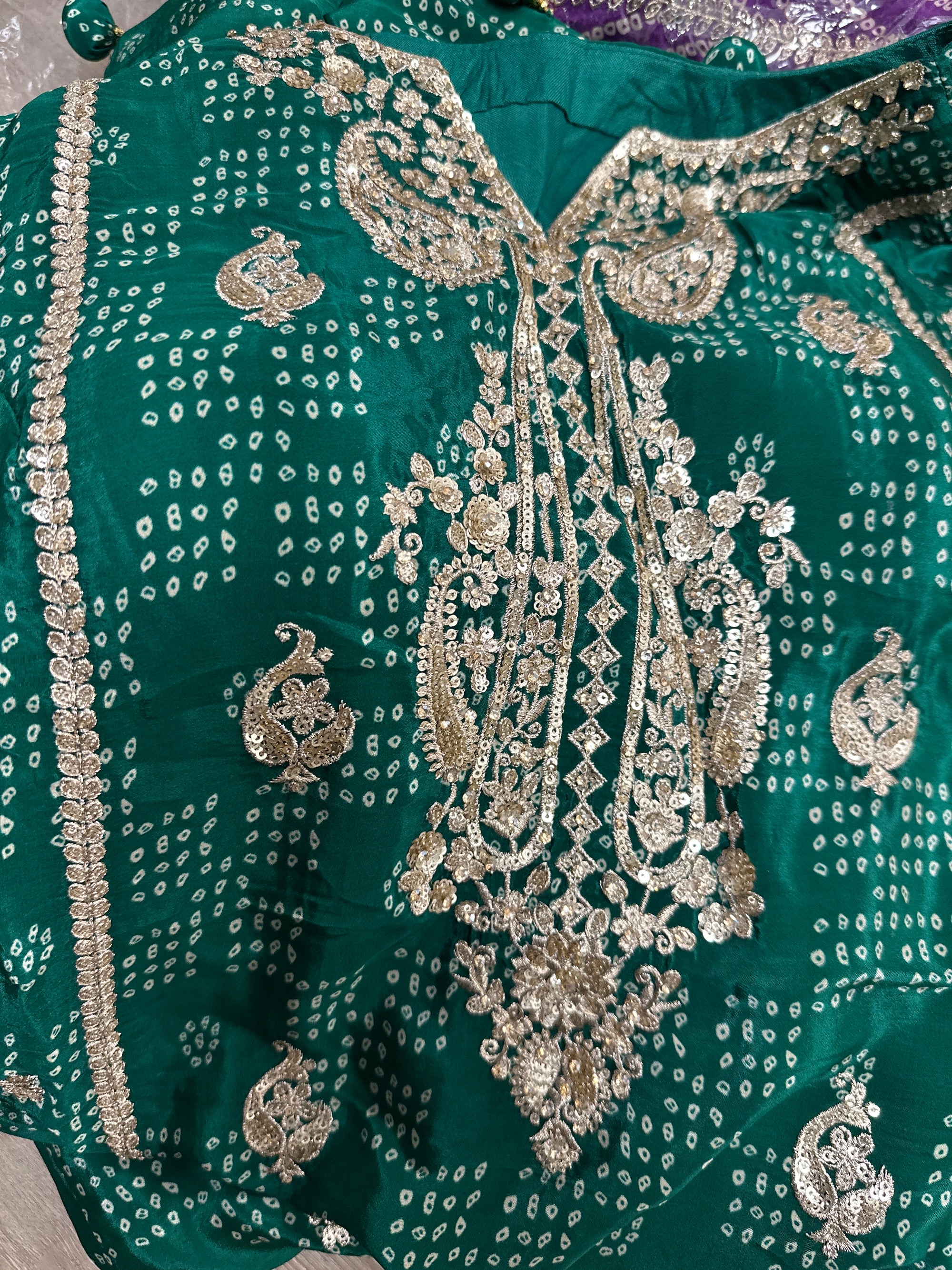 Elegant Bandhani Sharara Suit