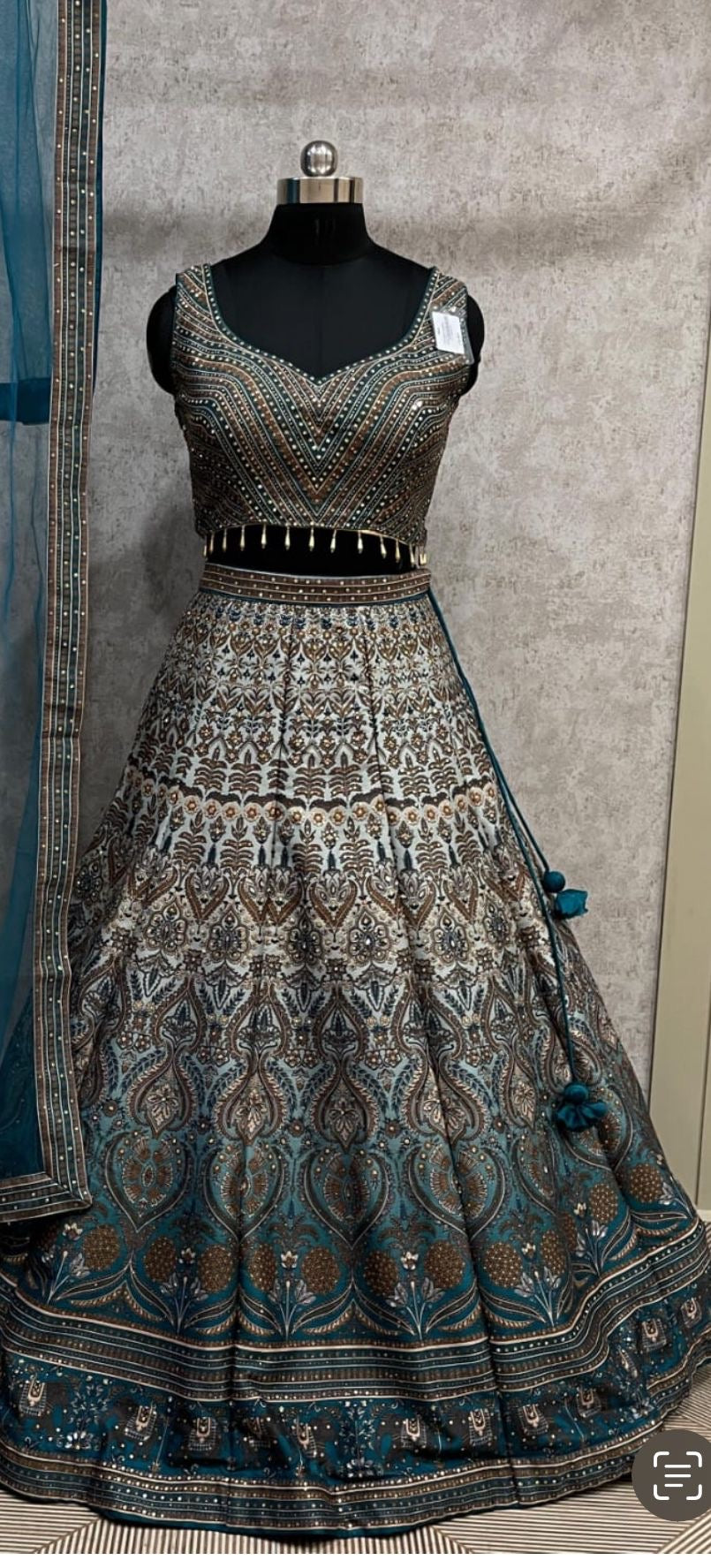 Digital Print Lehenga