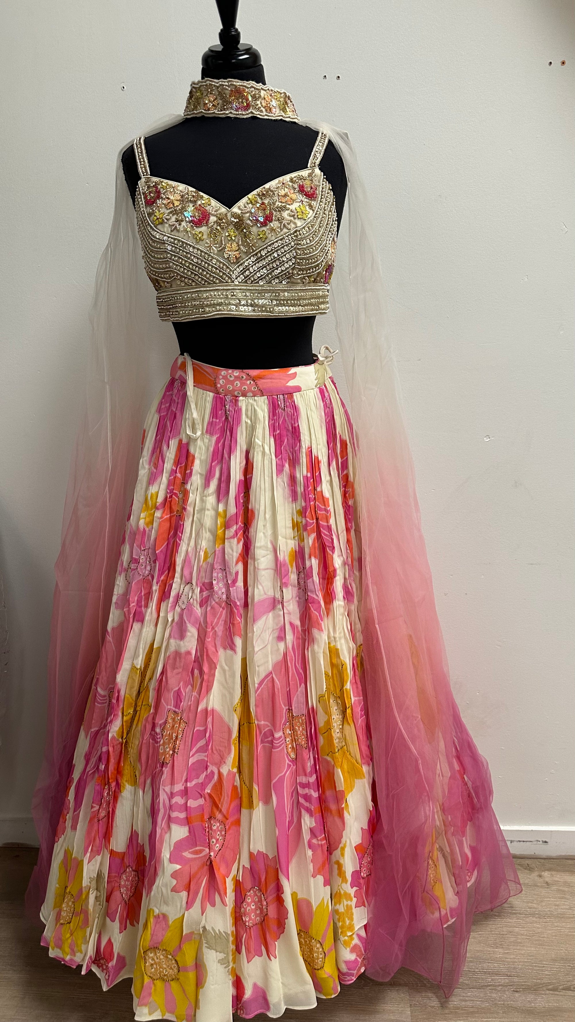 So Pretty Floral Lehenga