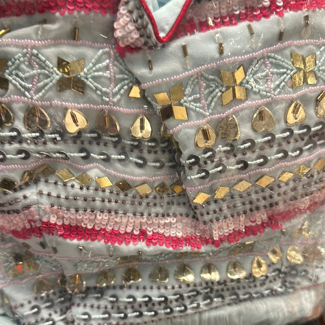 Sharara drape saree