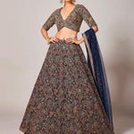 Heavy Thread Work Embroidery Lehenga