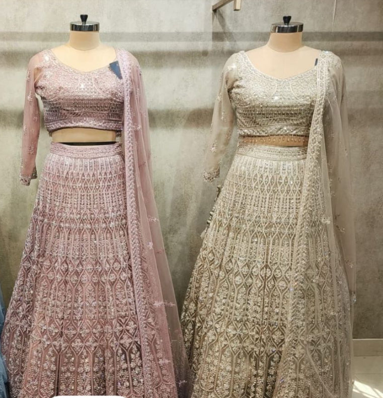 Heavy Embellished Lehenga Allover