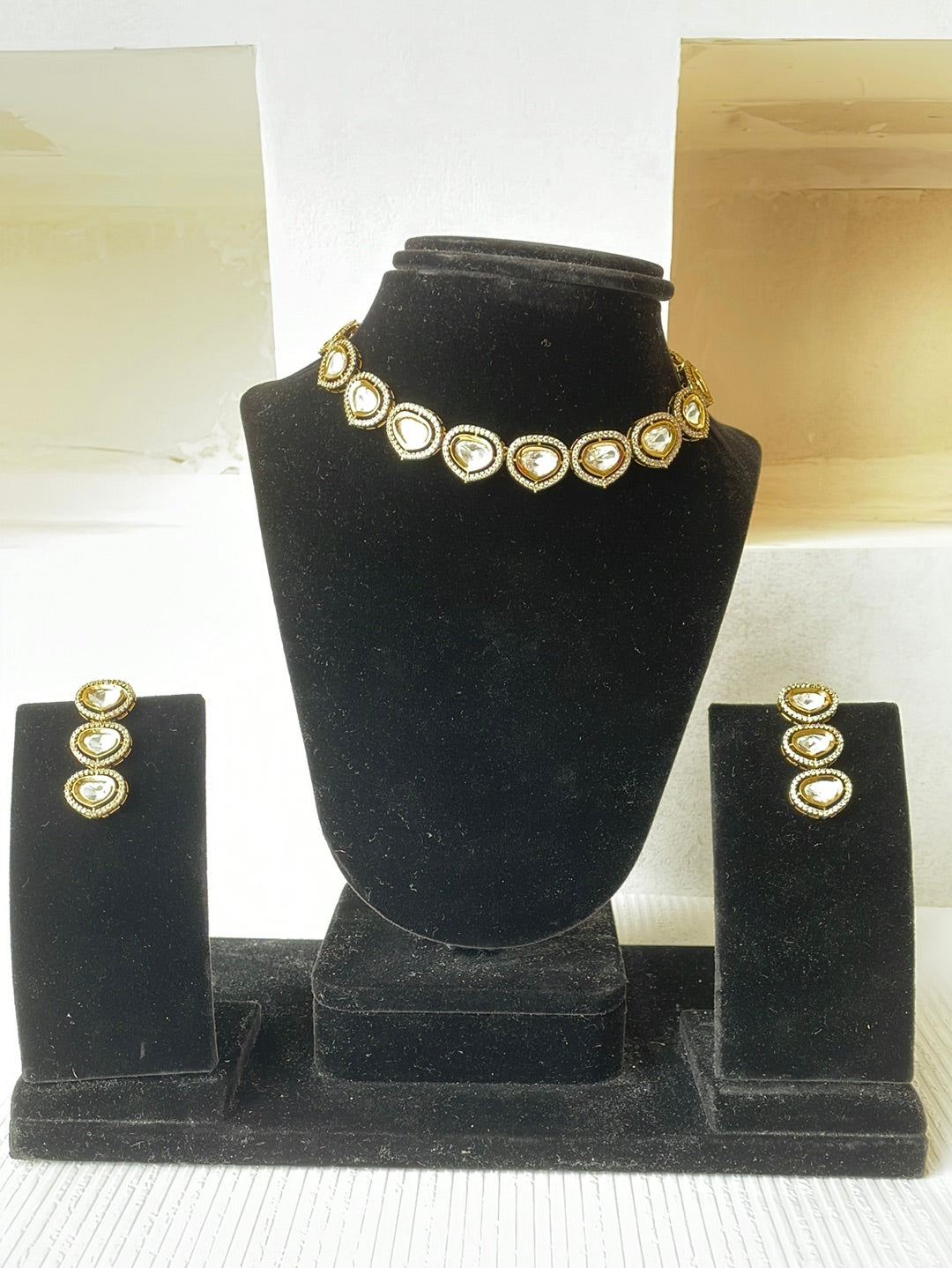 Polki Cut Kundan Set