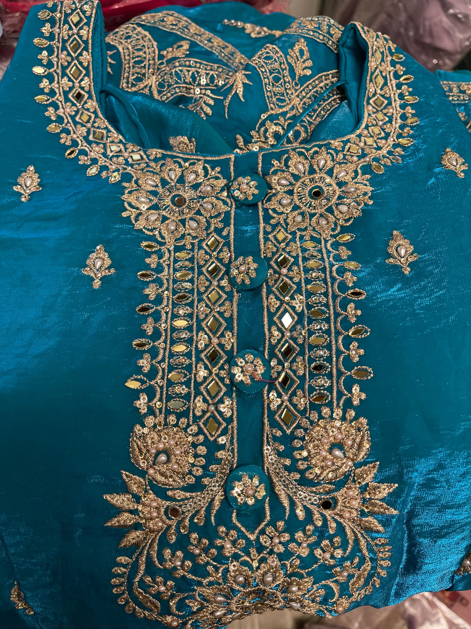 Beautiful Embroidered Sharara Suit