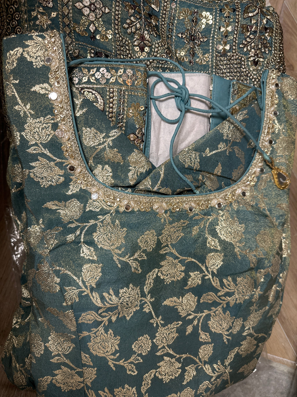 Dazzling Banarasi Gharara Suit