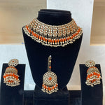 Pearl And Kundan Choker Set