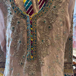 Sharara Suit Beige