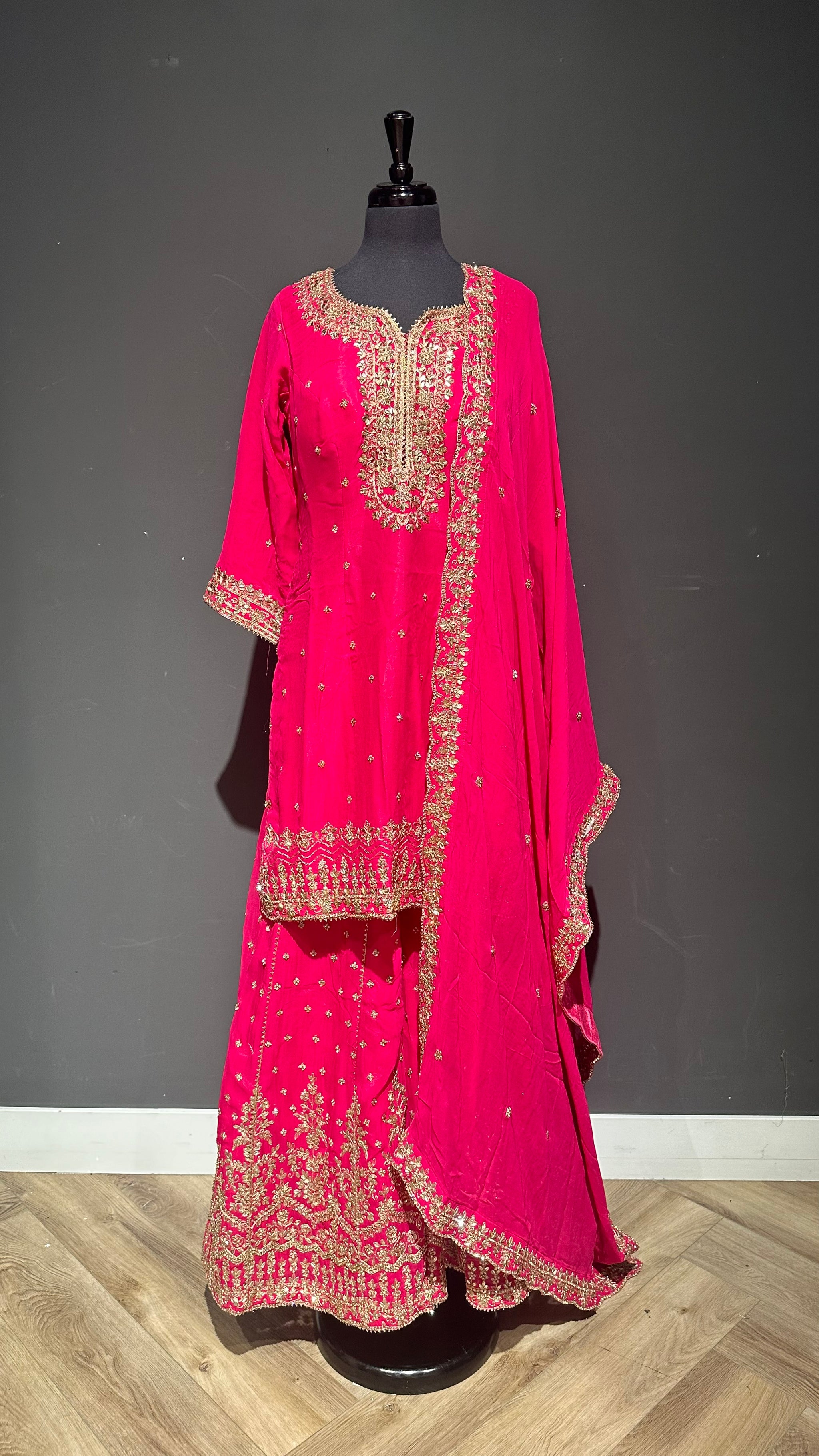 Swarovski Emboidery Sharara Suit