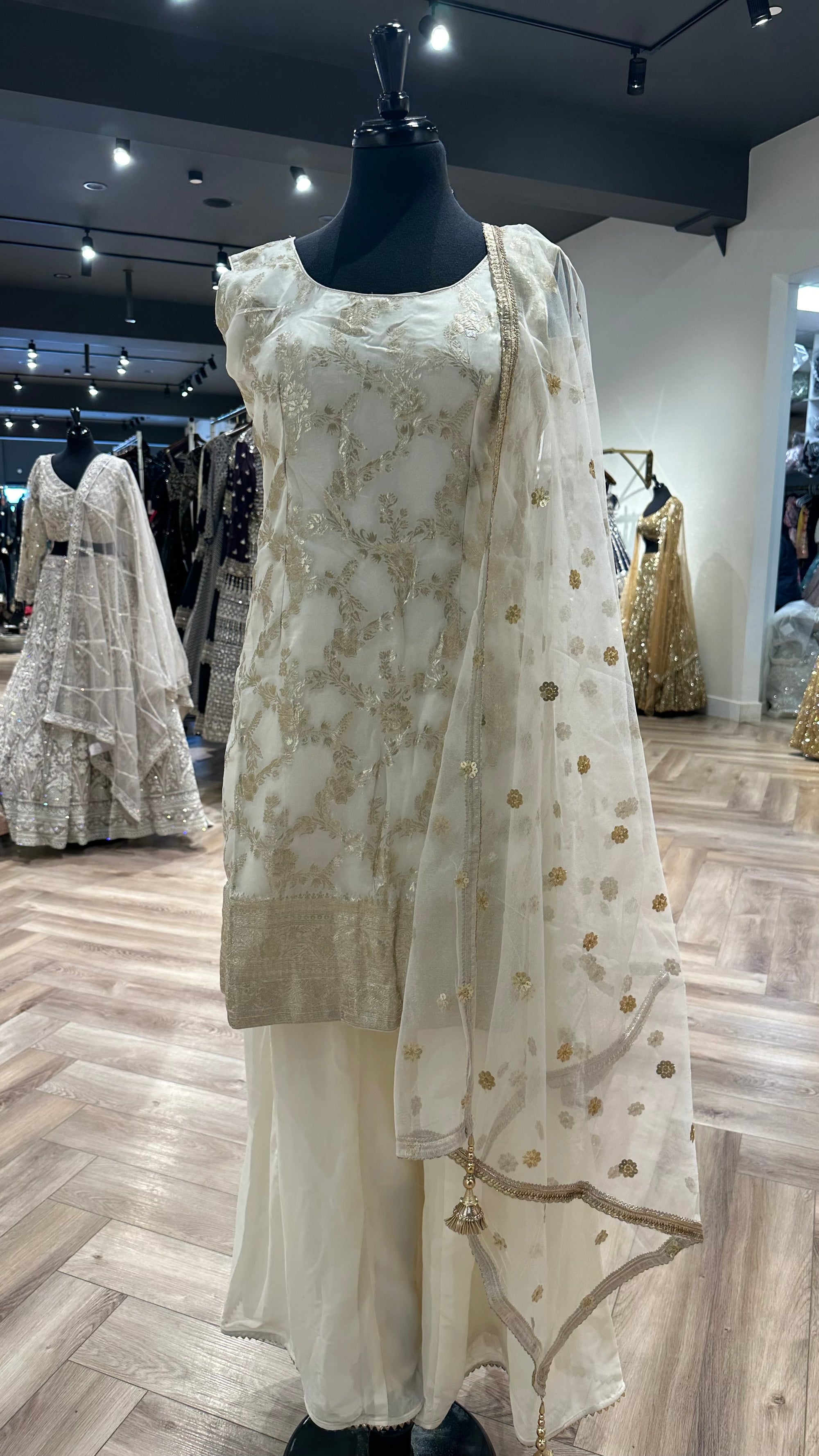 Elegant Banarsi Sharara Suit