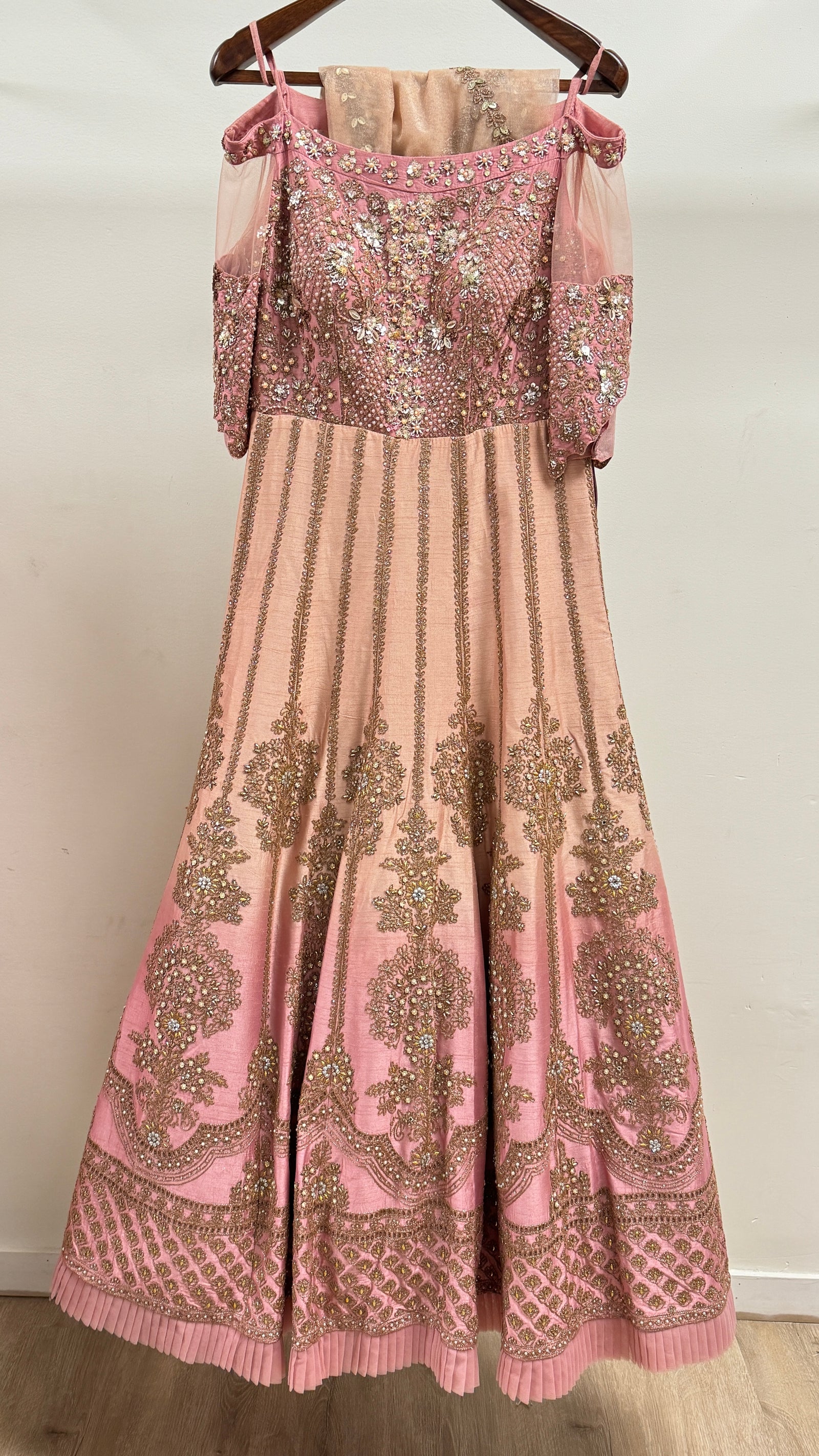 Pink Embezzled Gown